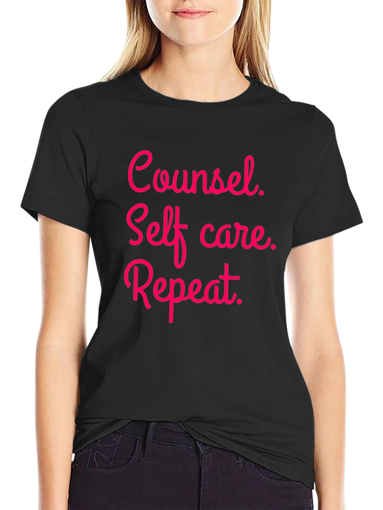 Counsel Self-Care Repeat Graphic Tee