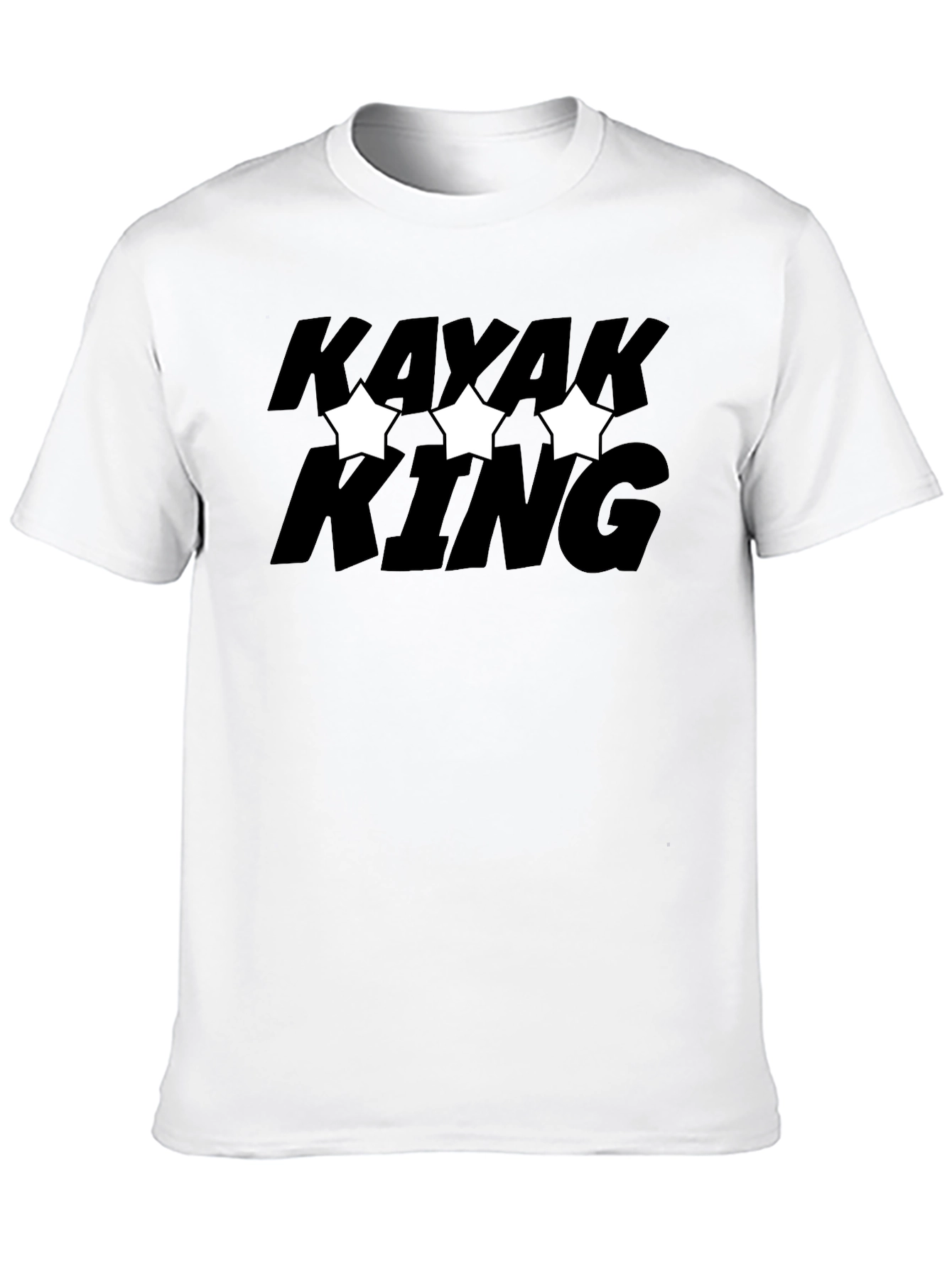 Kayak King T-Shirt - Black Graphic Tee