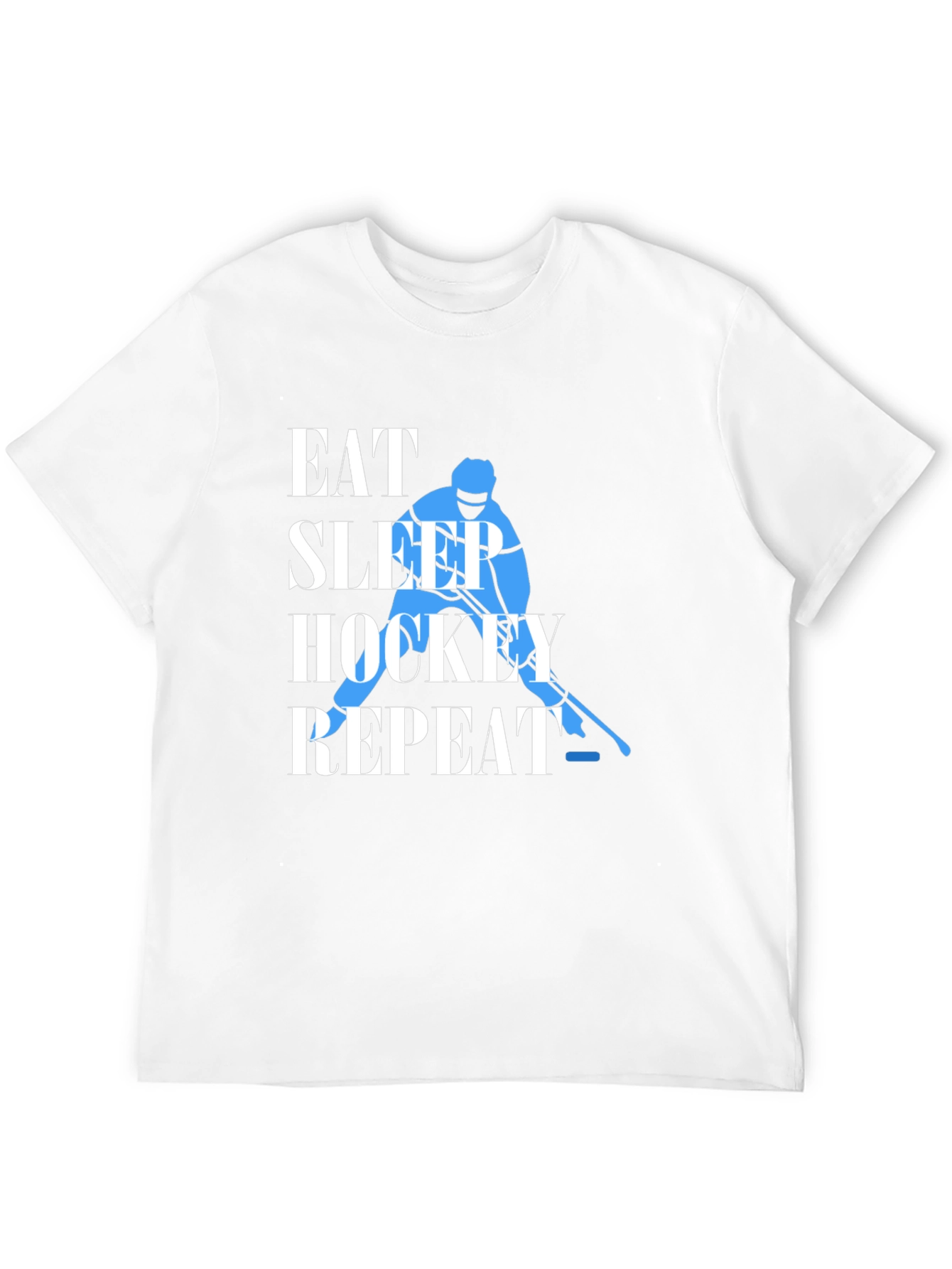 Eat Sleep Hockey Repeat Graphic Tee