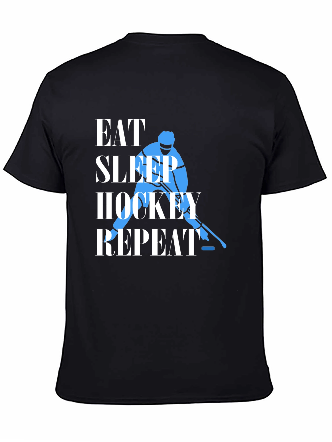 Eat Sleep Hockey Repeat Graphic Tee