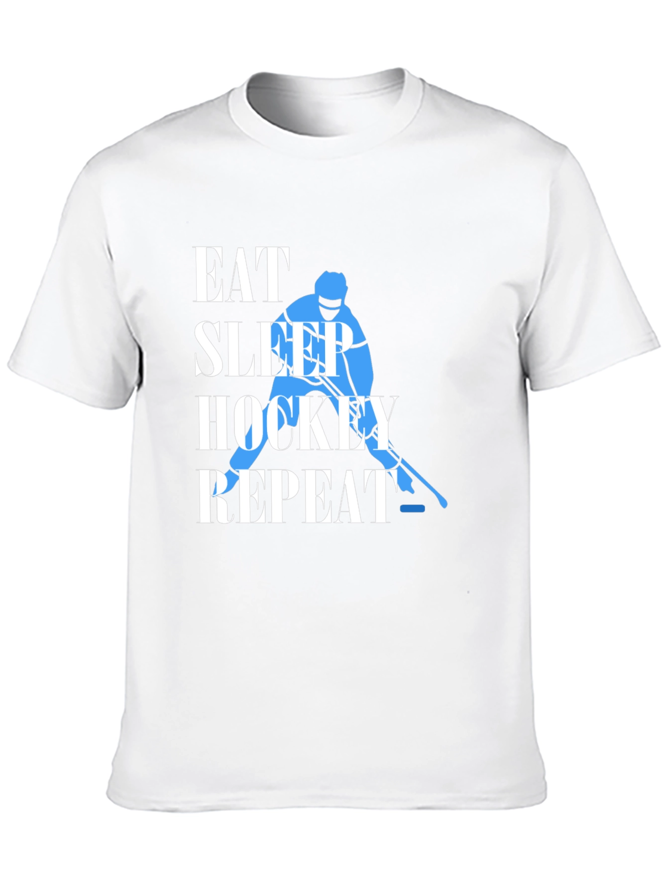 Eat Sleep Hockey Repeat Graphic Tee