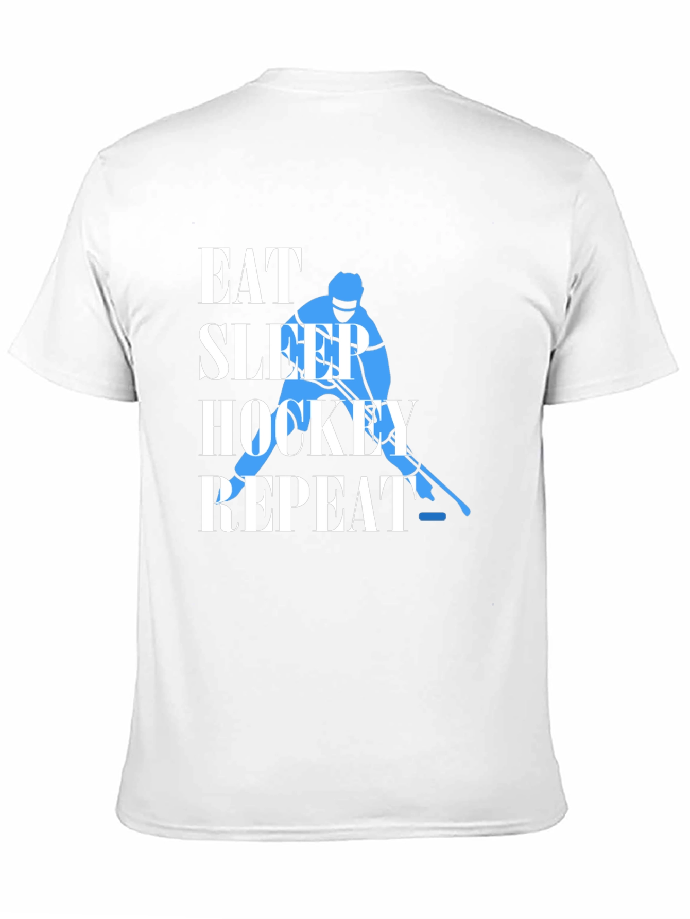 Eat Sleep Hockey Repeat Graphic Tee