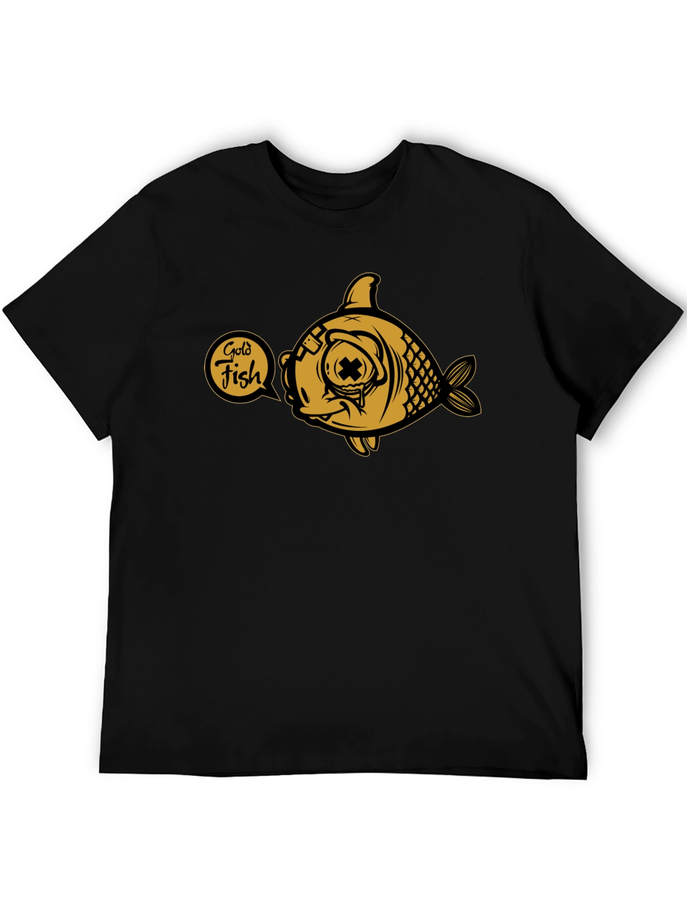 Goldfish Graphic T-Shirt - Unique Cartoon Design