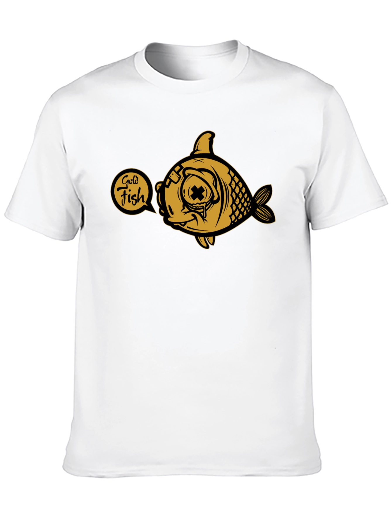Goldfish Graphic T-Shirt - Unique Cartoon Design