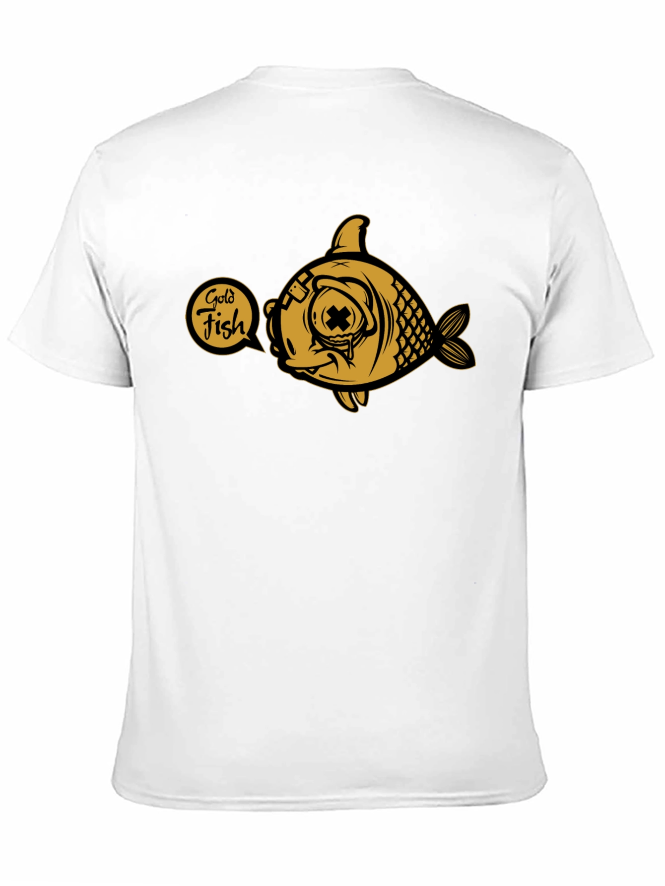 Goldfish Graphic T-Shirt - Unique Cartoon Design