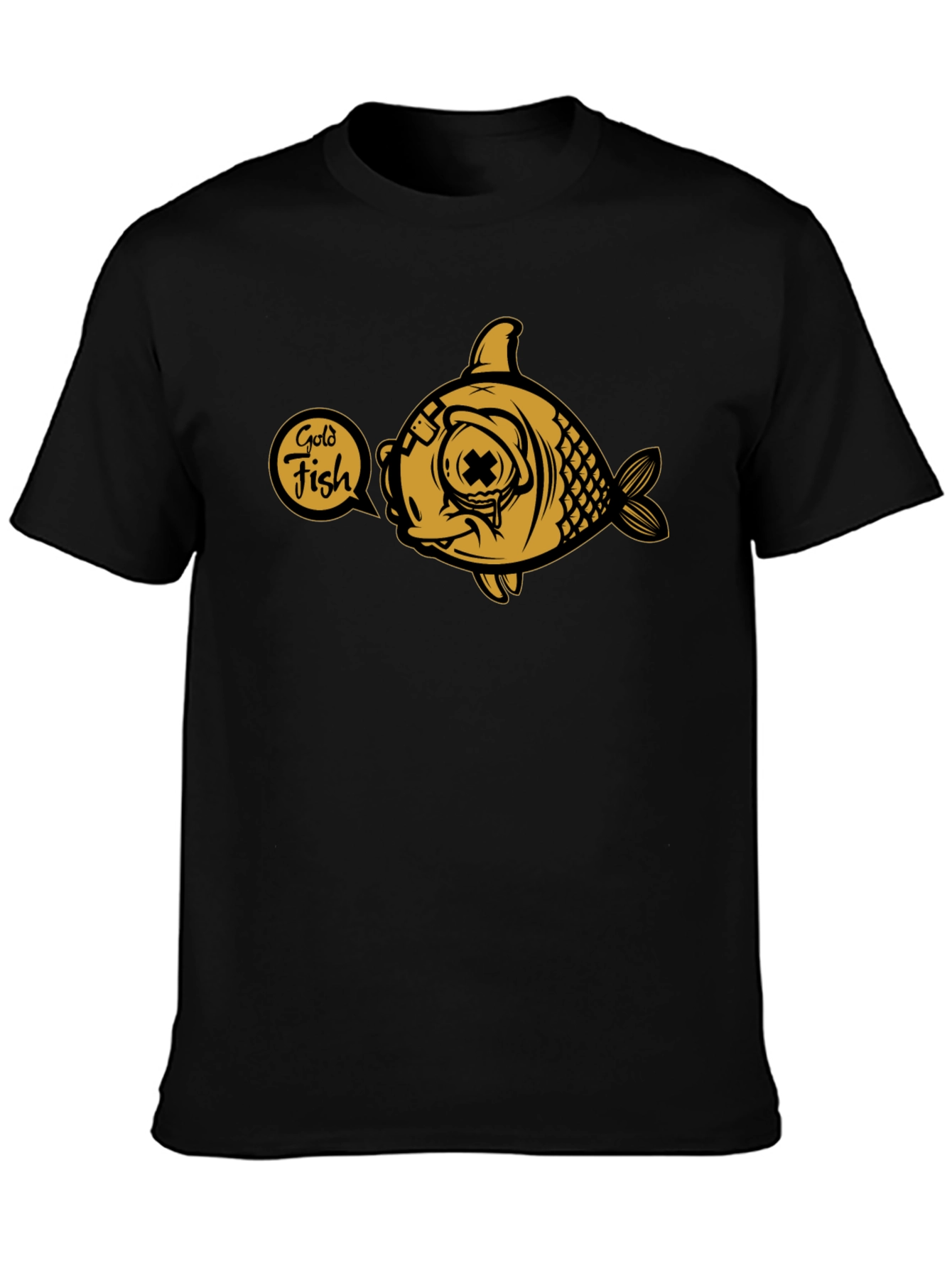 Goldfish Graphic T-Shirt - Unique Cartoon Design