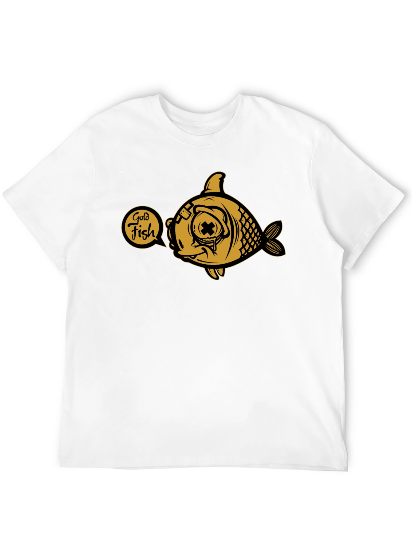 Goldfish Graphic T-Shirt - Unique Cartoon Design