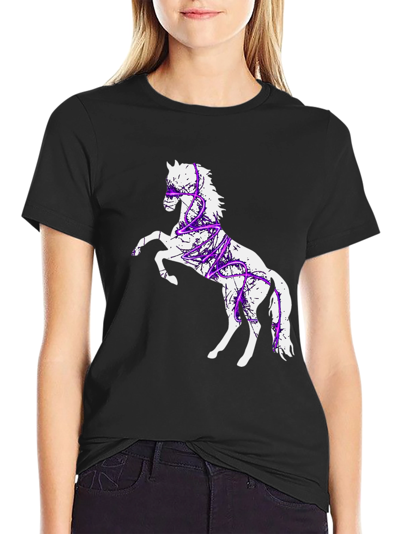 Horse Silhouette Graphic Tee