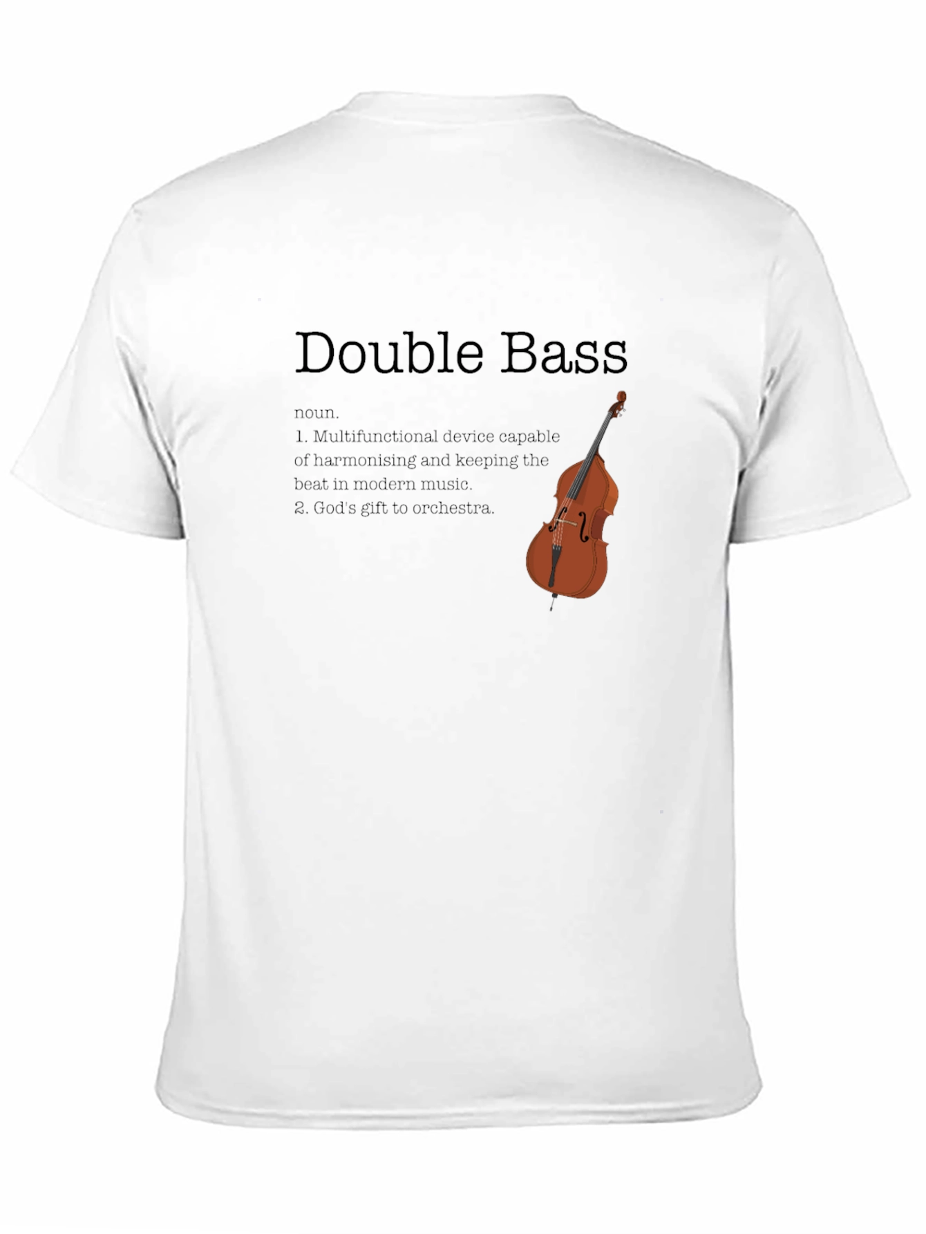 Double Bass Definition T-Shirt - Musician Gift