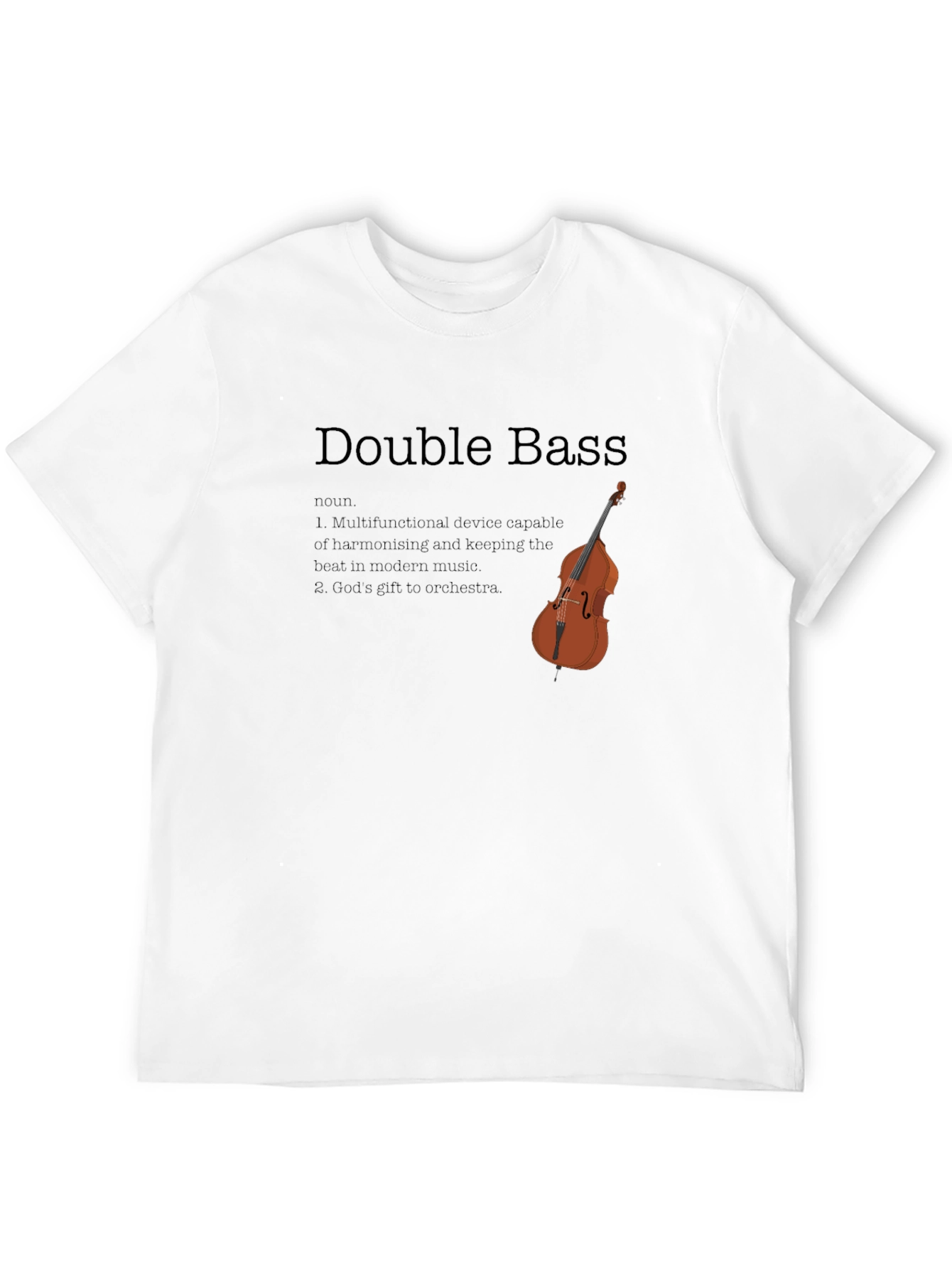 Double Bass Definition T-Shirt - Musician Gift