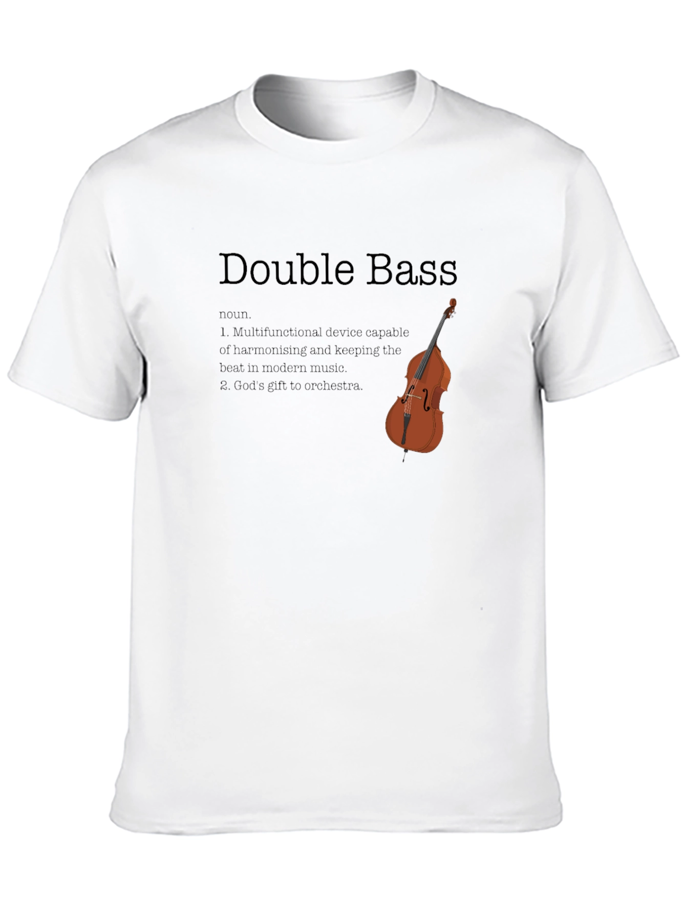 Double Bass Definition T-Shirt - Musician Gift