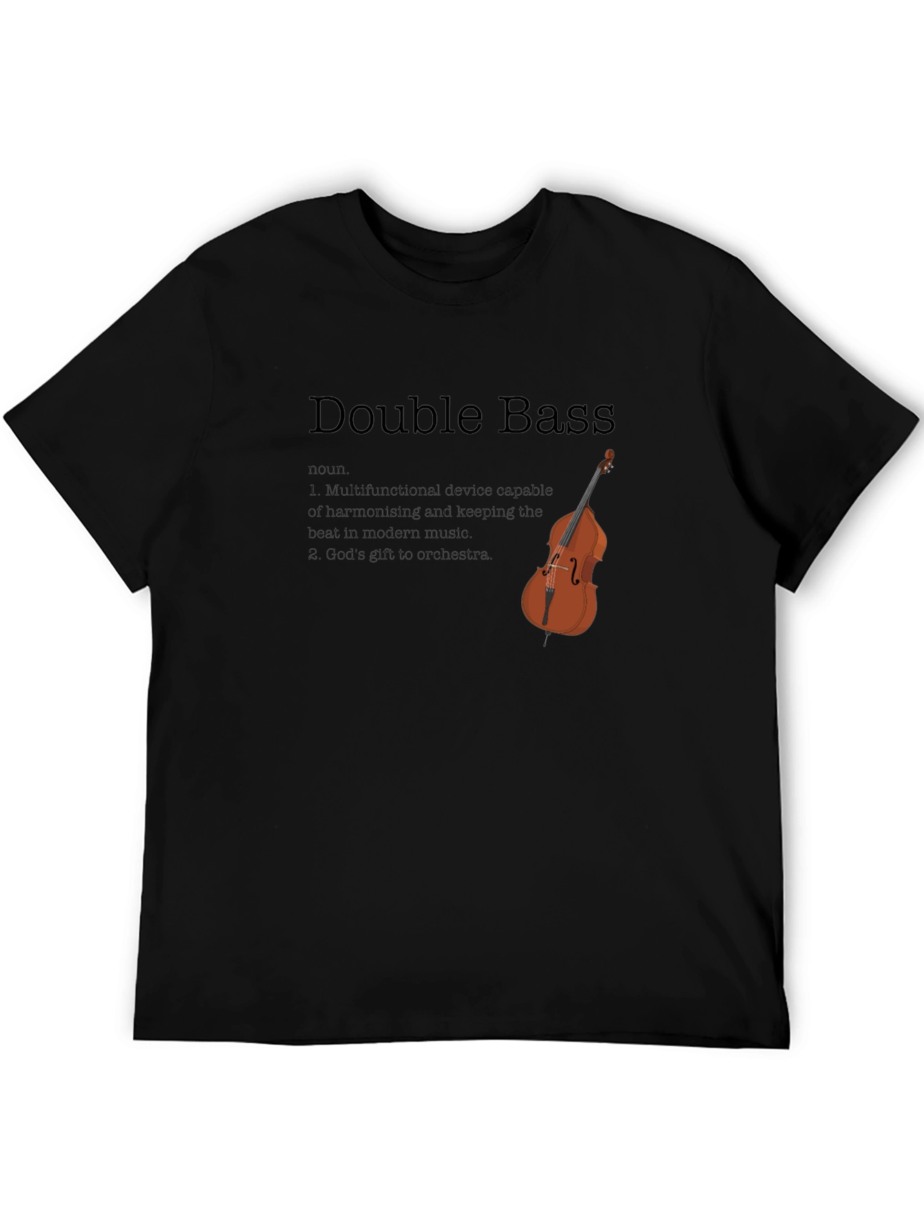 Double Bass Definition T-Shirt - Musician Gift