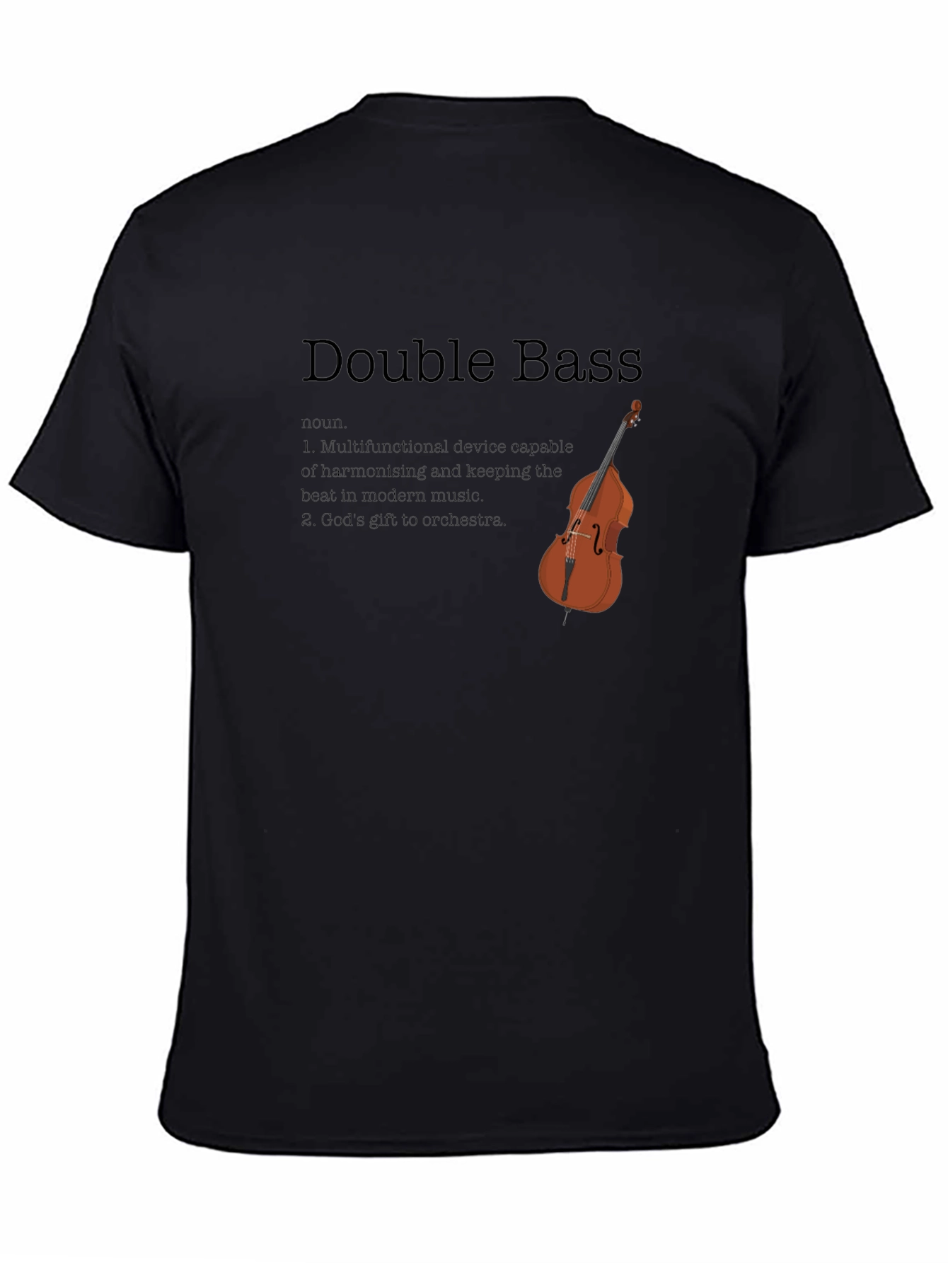 Double Bass Definition T-Shirt - Musician Gift