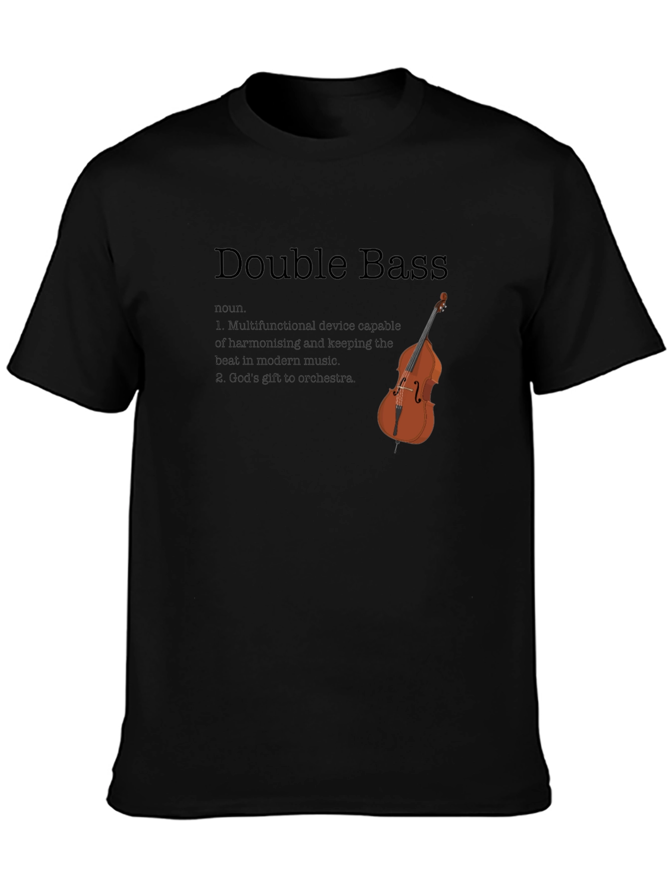 Double Bass Definition T-Shirt - Musician Gift