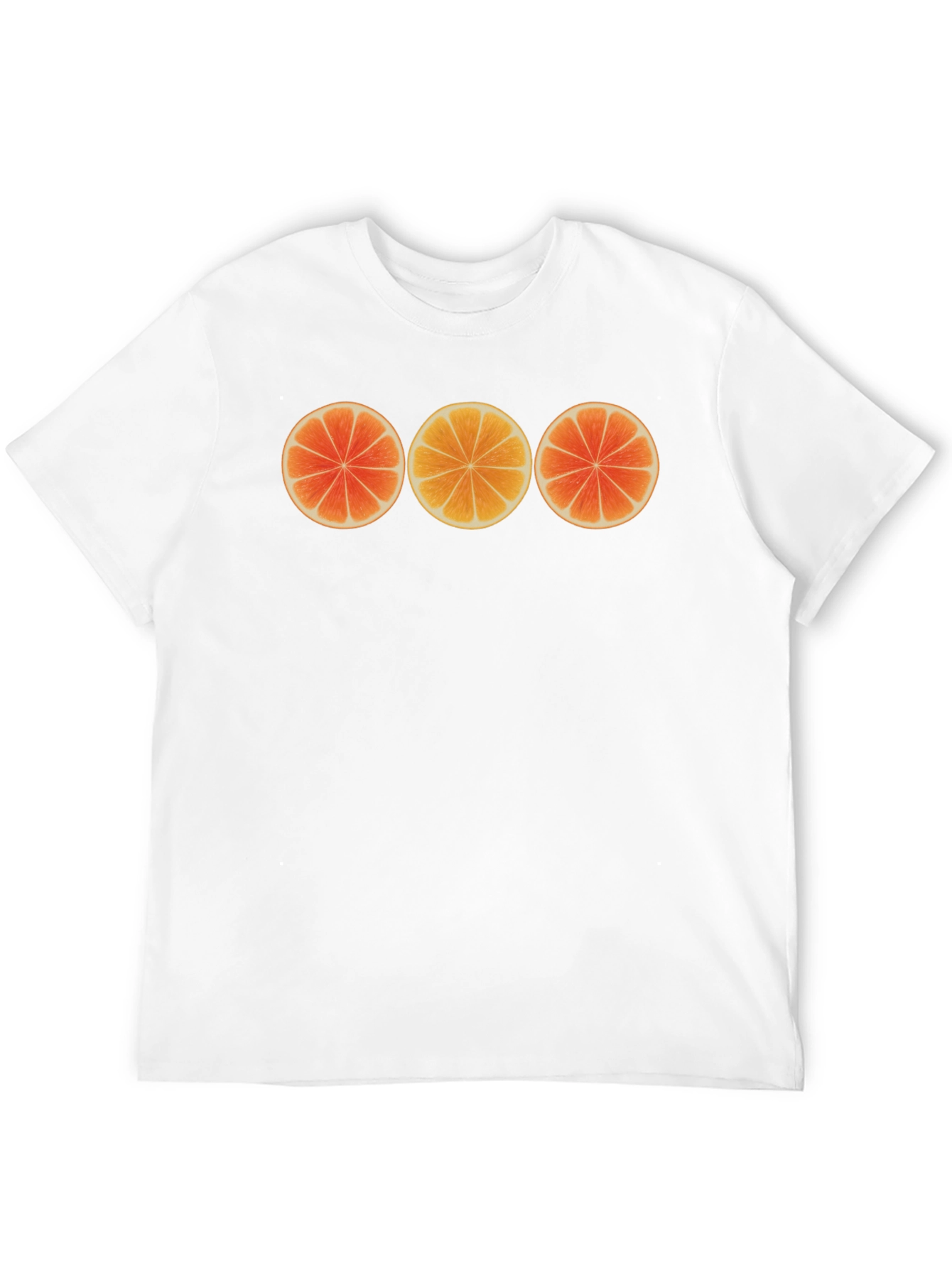 Citrus Slice Graphic T-Shirt - Unique Fruit Design