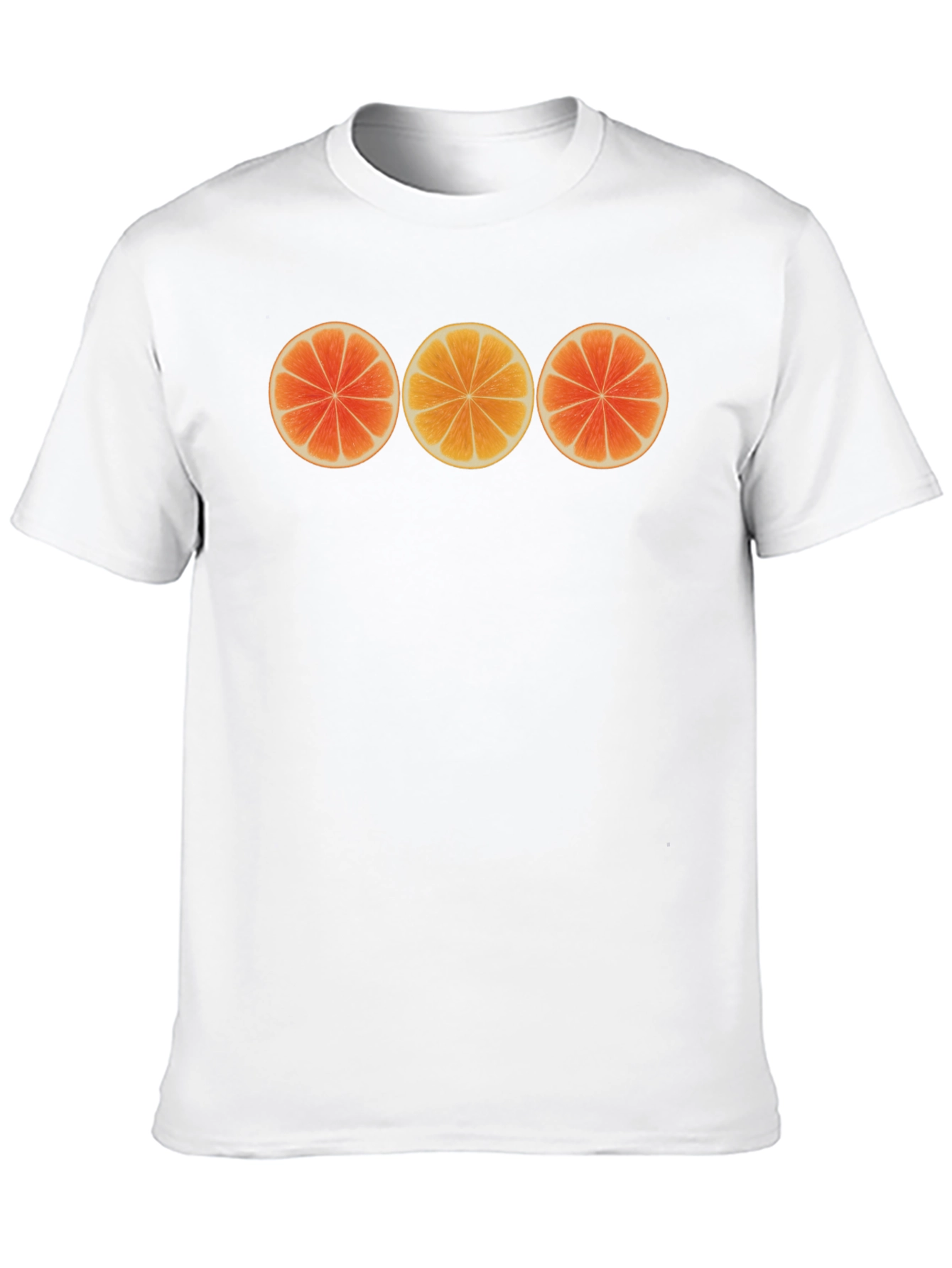 Citrus Slice Graphic T-Shirt - Unique Fruit Design