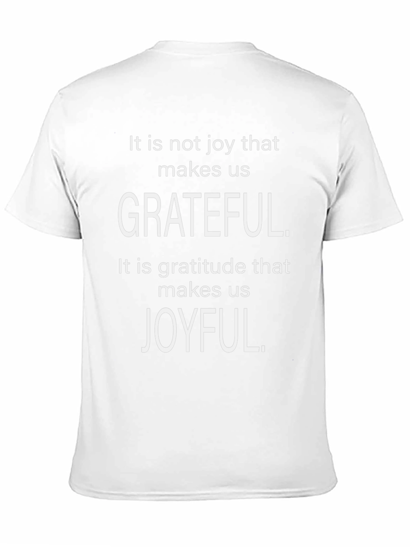 Grateful Joyful Graphic Tee - Motivational Shirt