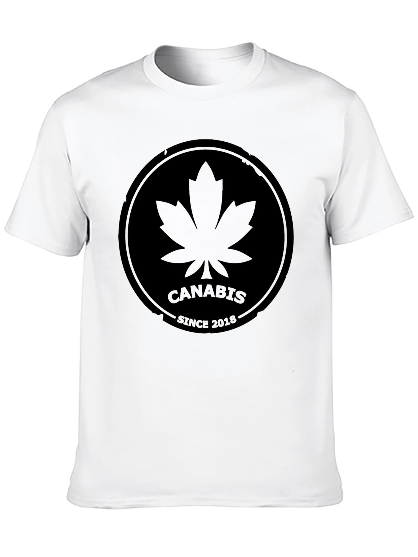 Cannabis Since 2018 Black T-Shirt
