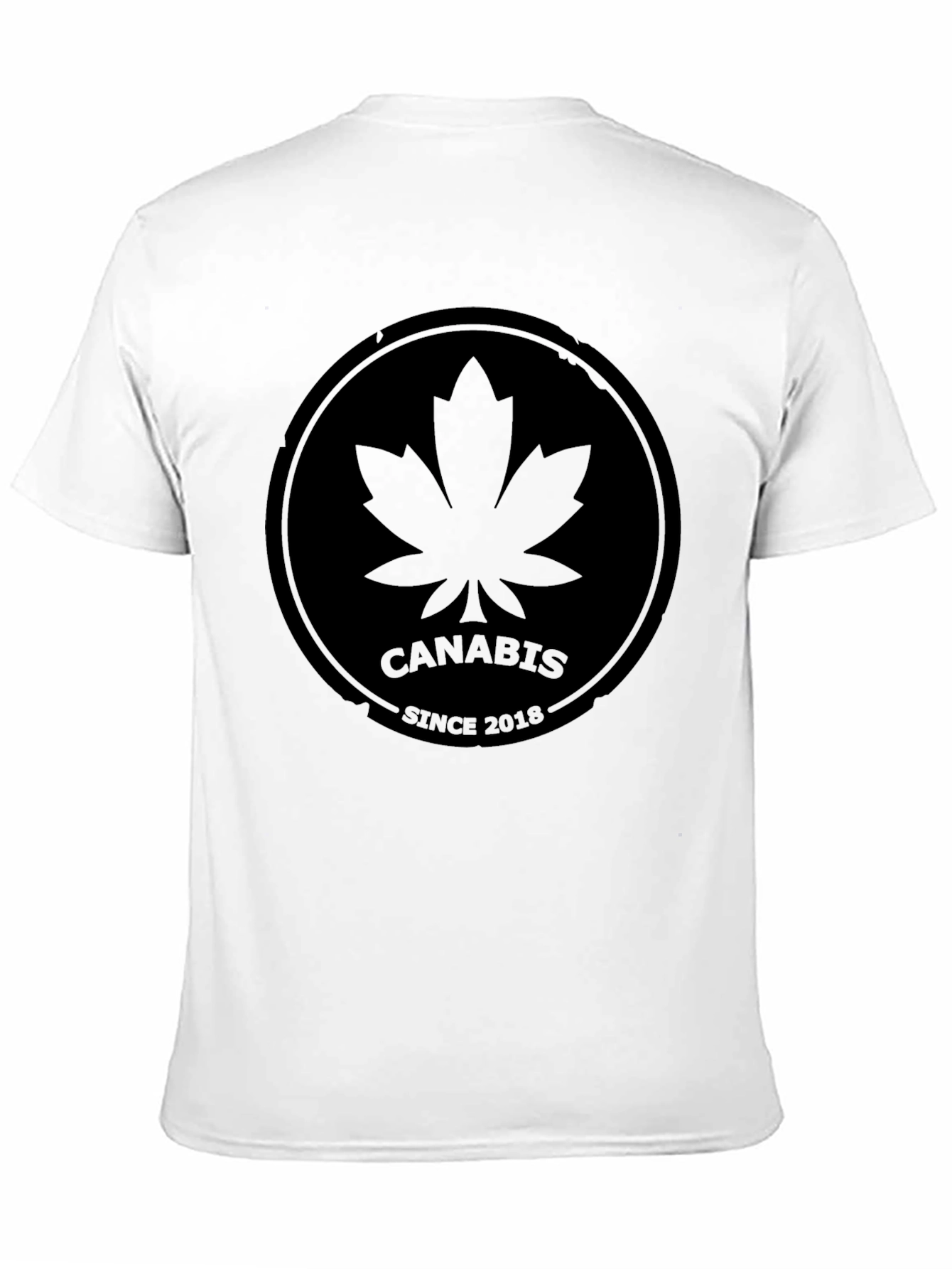 Cannabis Since 2018 Black T-Shirt