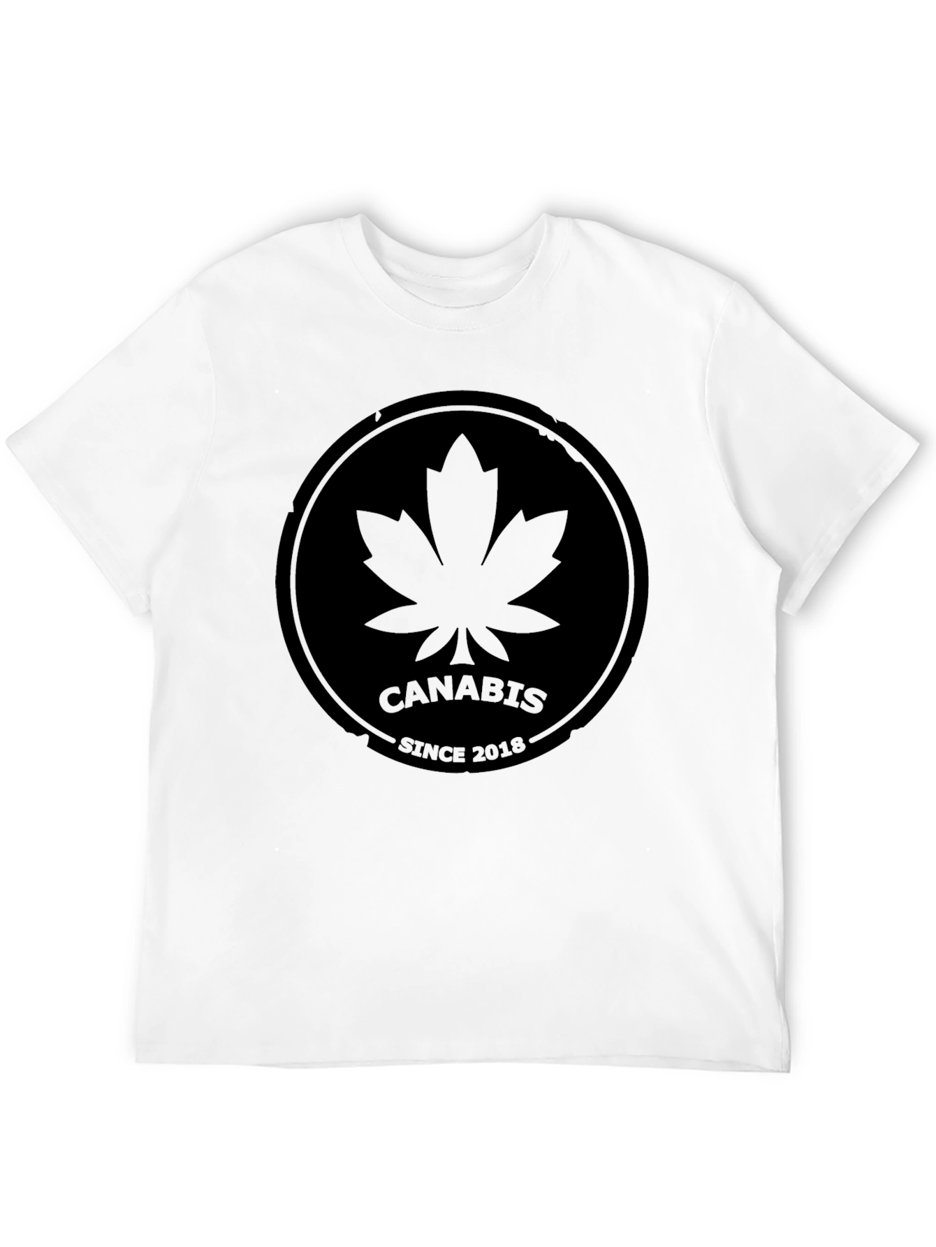 Cannabis Since 2018 Black T-Shirt