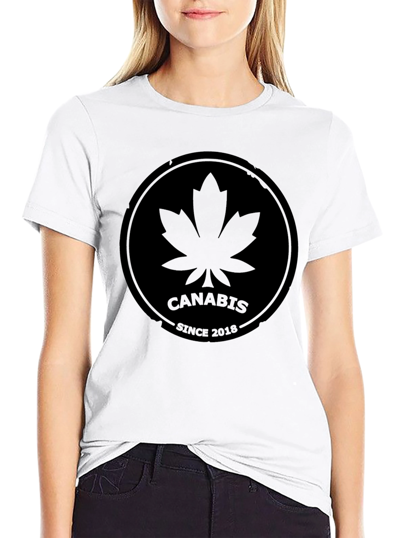 Cannabis Since 2018 Black T-Shirt