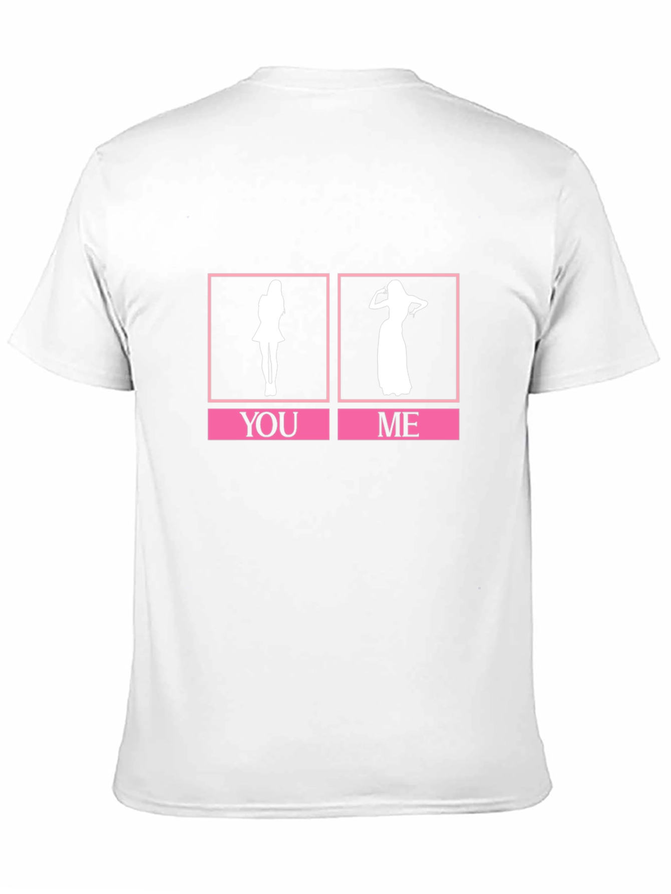 Humorous You vs. Me Graphic Tee