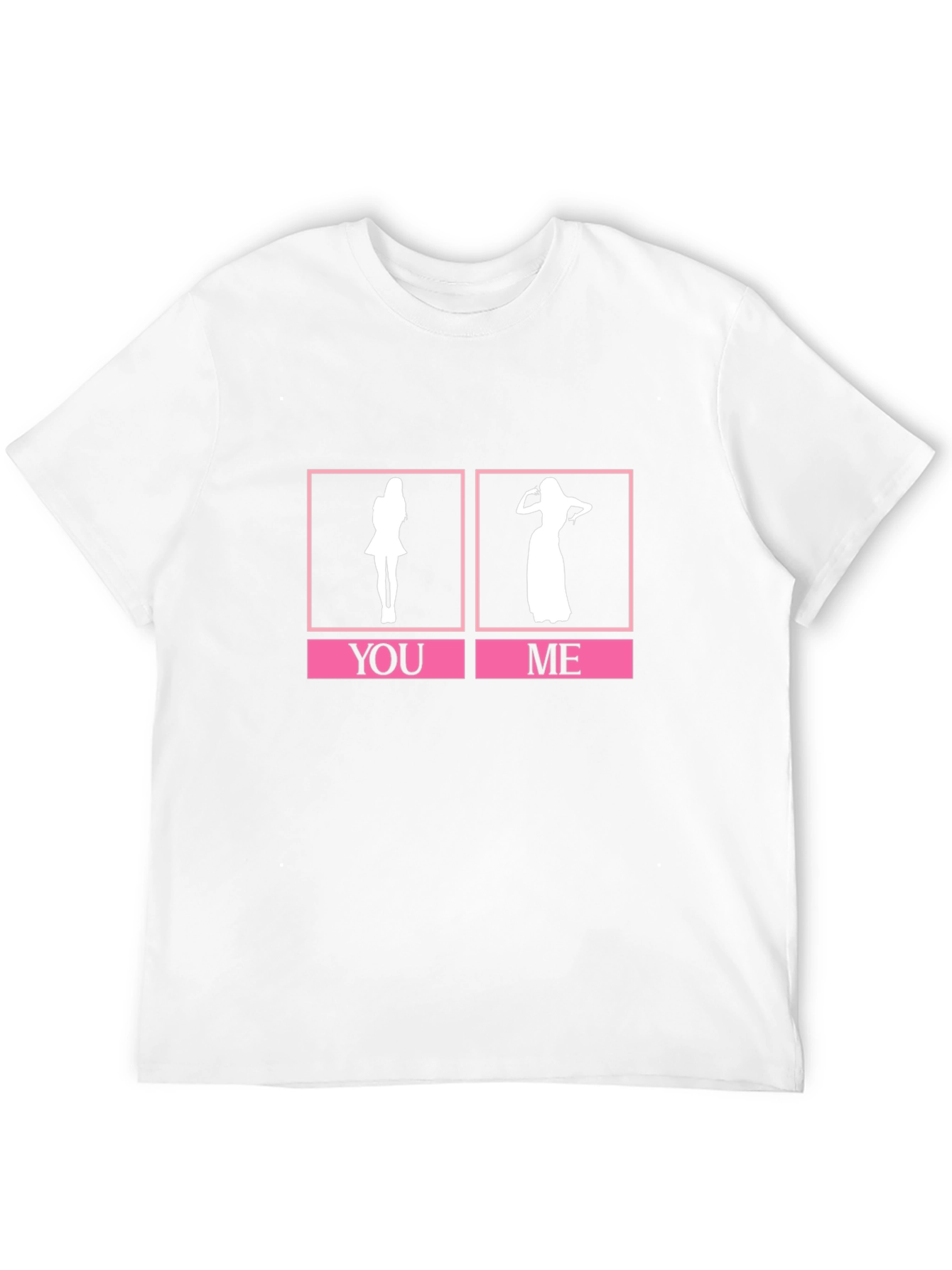 Humorous You vs. Me Graphic Tee