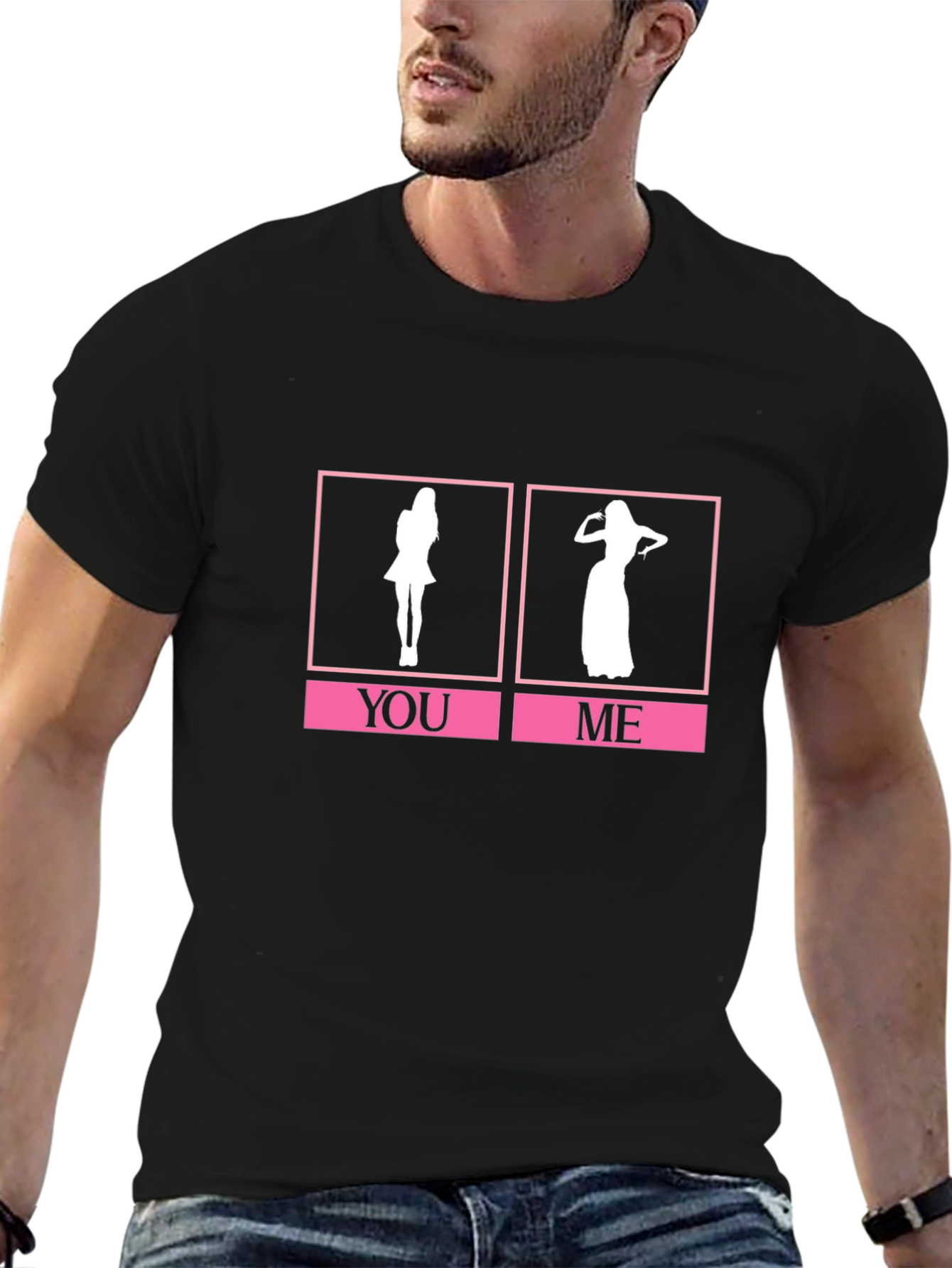 Humorous You vs. Me Graphic Tee