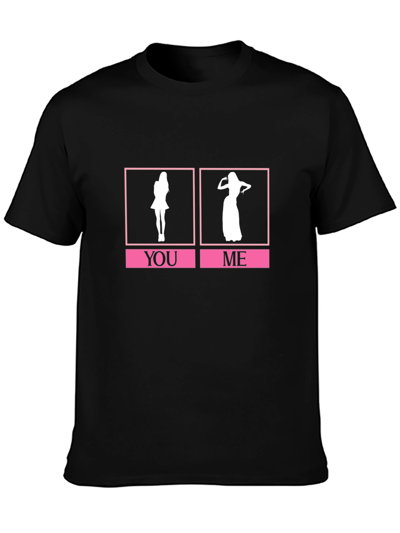 Humorous You vs. Me Graphic Tee