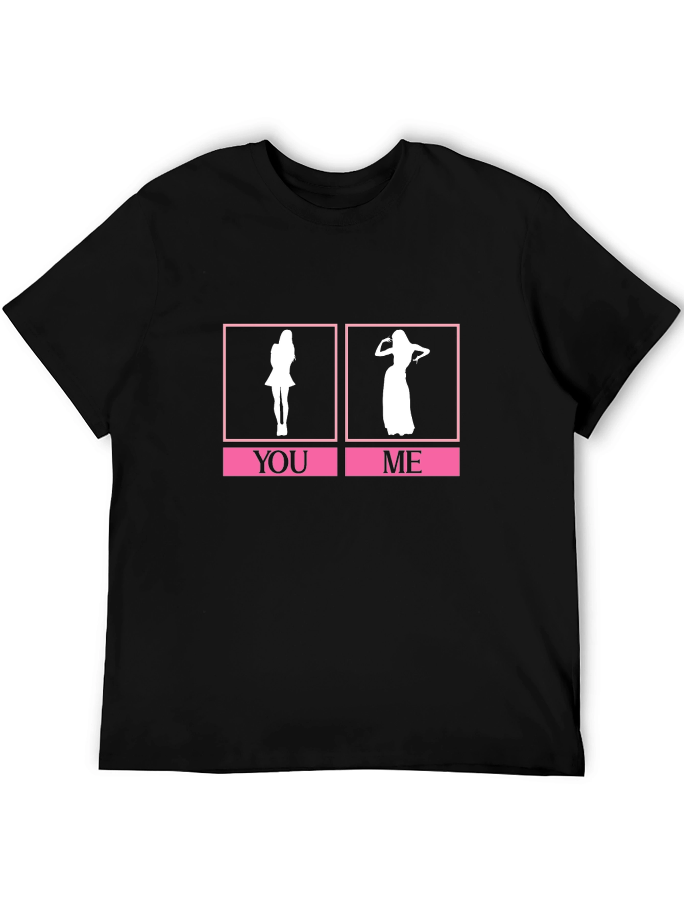 Humorous You vs. Me Graphic Tee