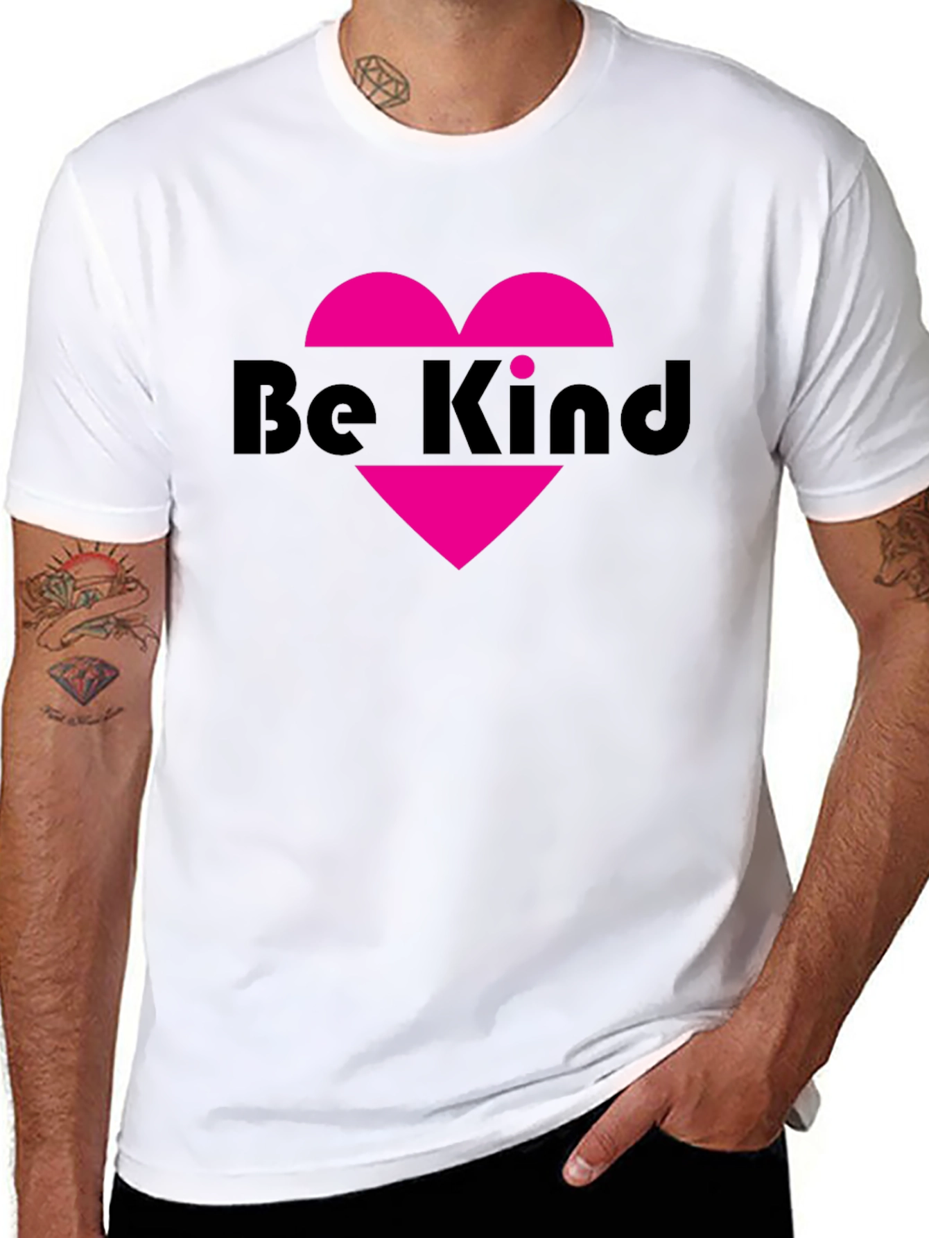 Be Kind Heart Graphic T-Shirt
