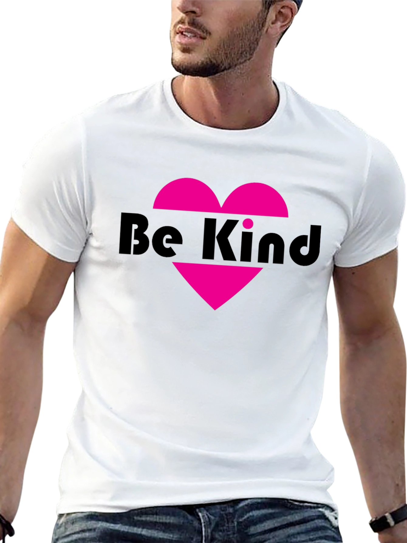 Be Kind Heart Graphic T-Shirt