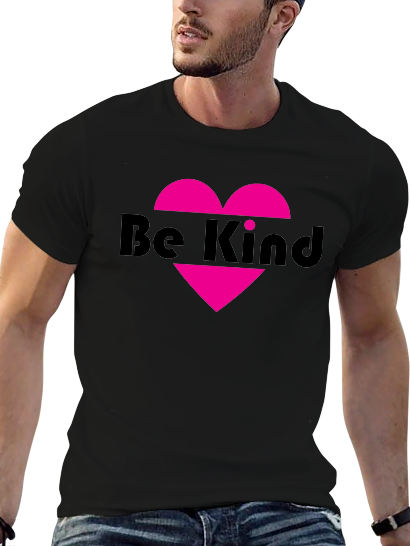 Be Kind Heart Graphic T-Shirt