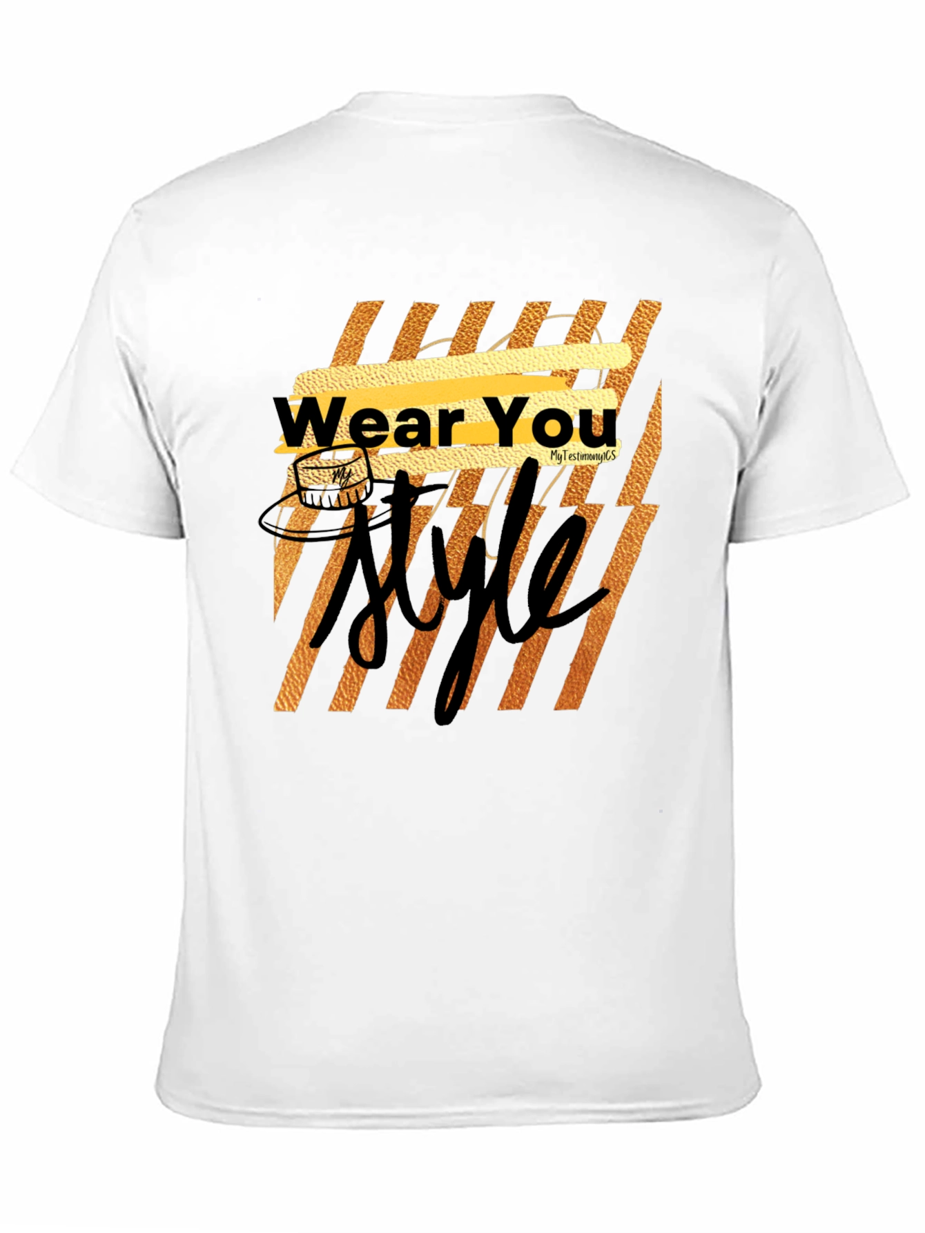 Wear You Style Black Graphic Tee