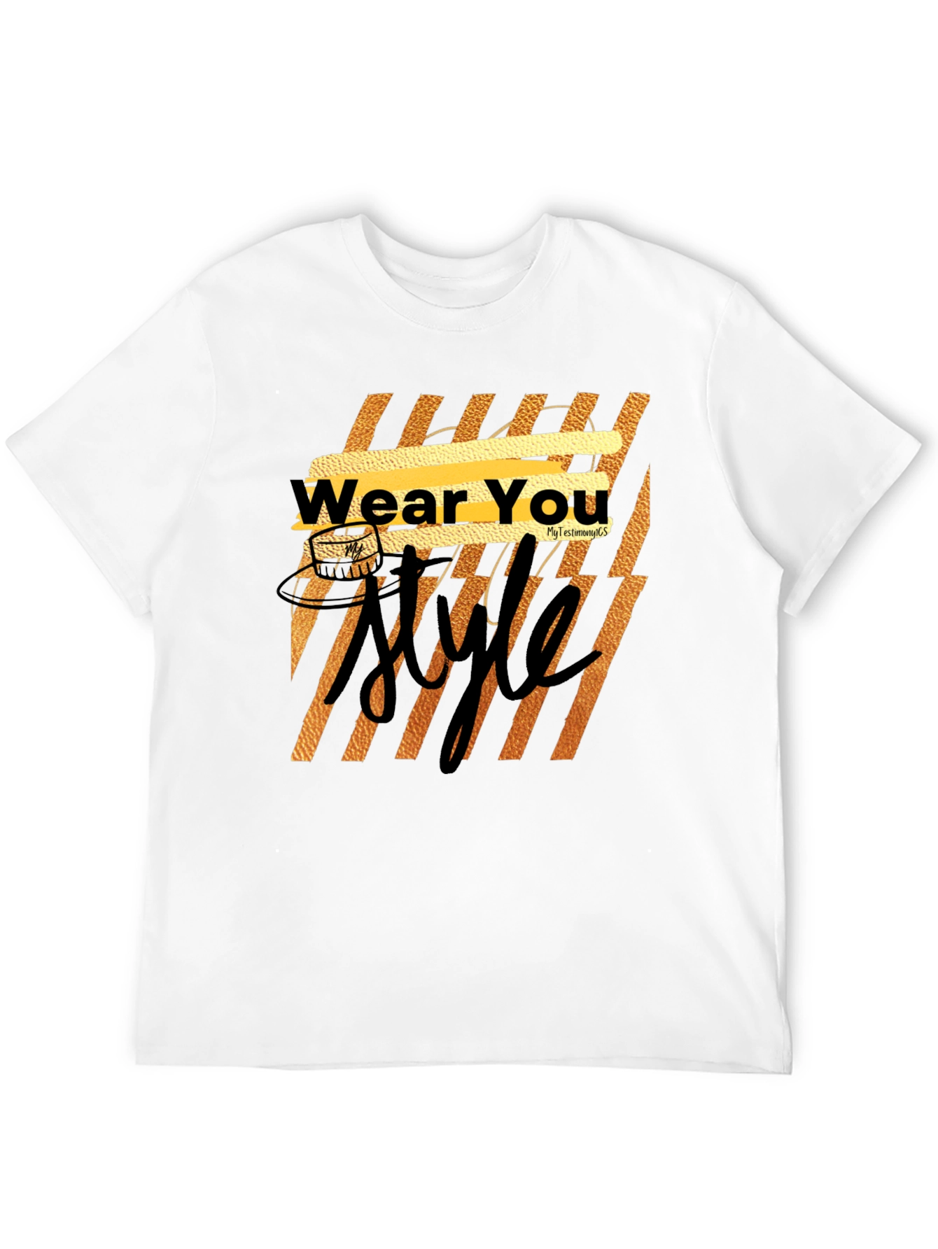 Wear You Style Black Graphic Tee