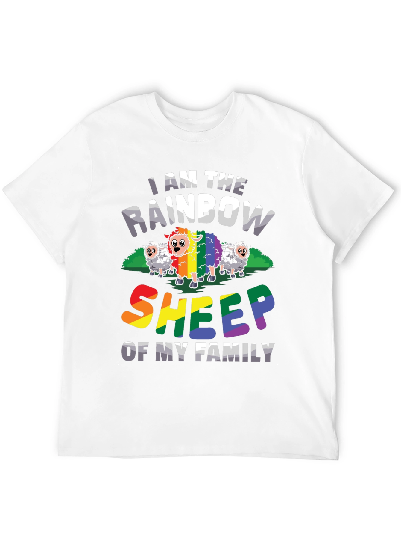 Rainbow Sheep T-Shirt - LGBTQ Pride Apparel