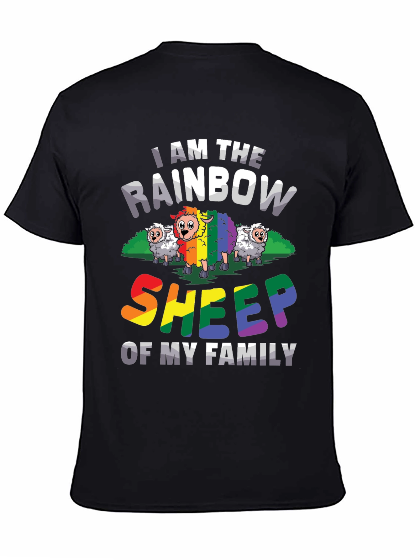 Rainbow Sheep T-Shirt - LGBTQ Pride Apparel