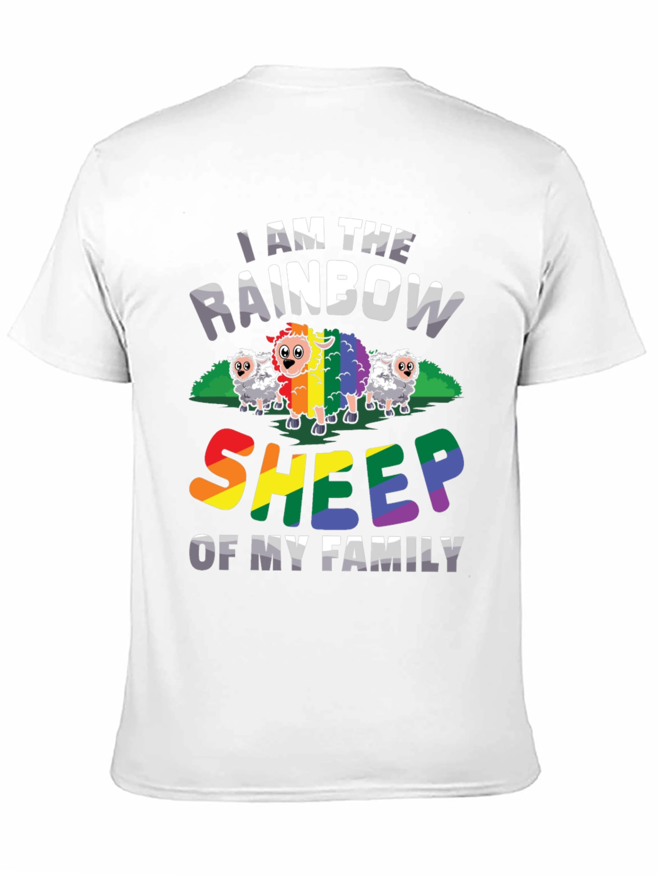 Rainbow Sheep T-Shirt - LGBTQ Pride Apparel