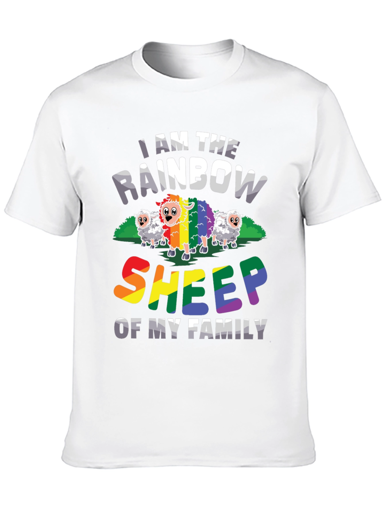 Rainbow Sheep T-Shirt - LGBTQ Pride Apparel