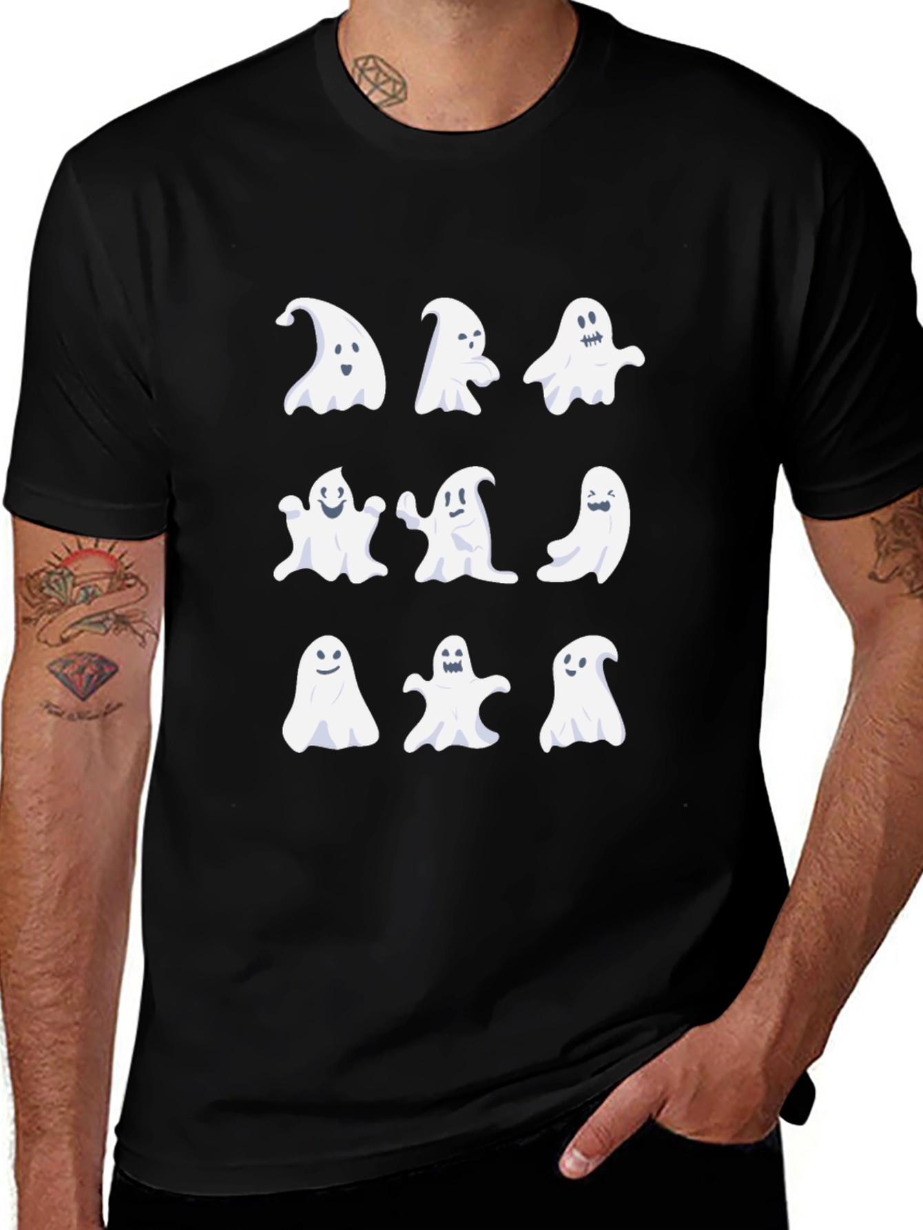 Spooky Ghosts Graphic Tee