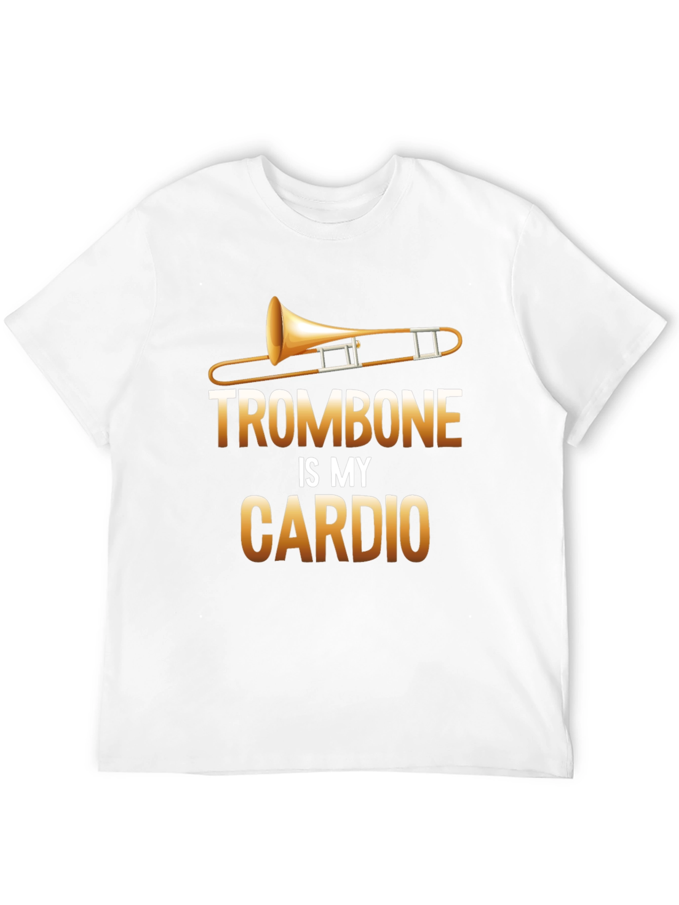 Trombone is My Cardio Black T-Shirt