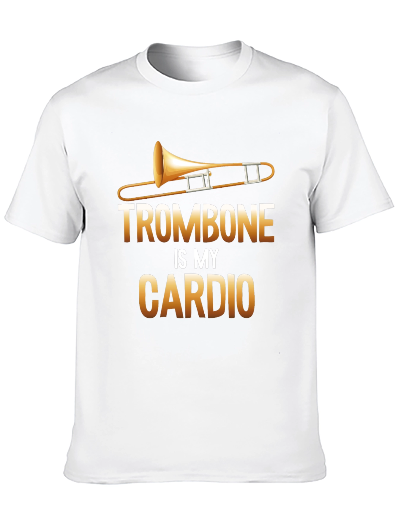 Trombone is My Cardio Black T-Shirt