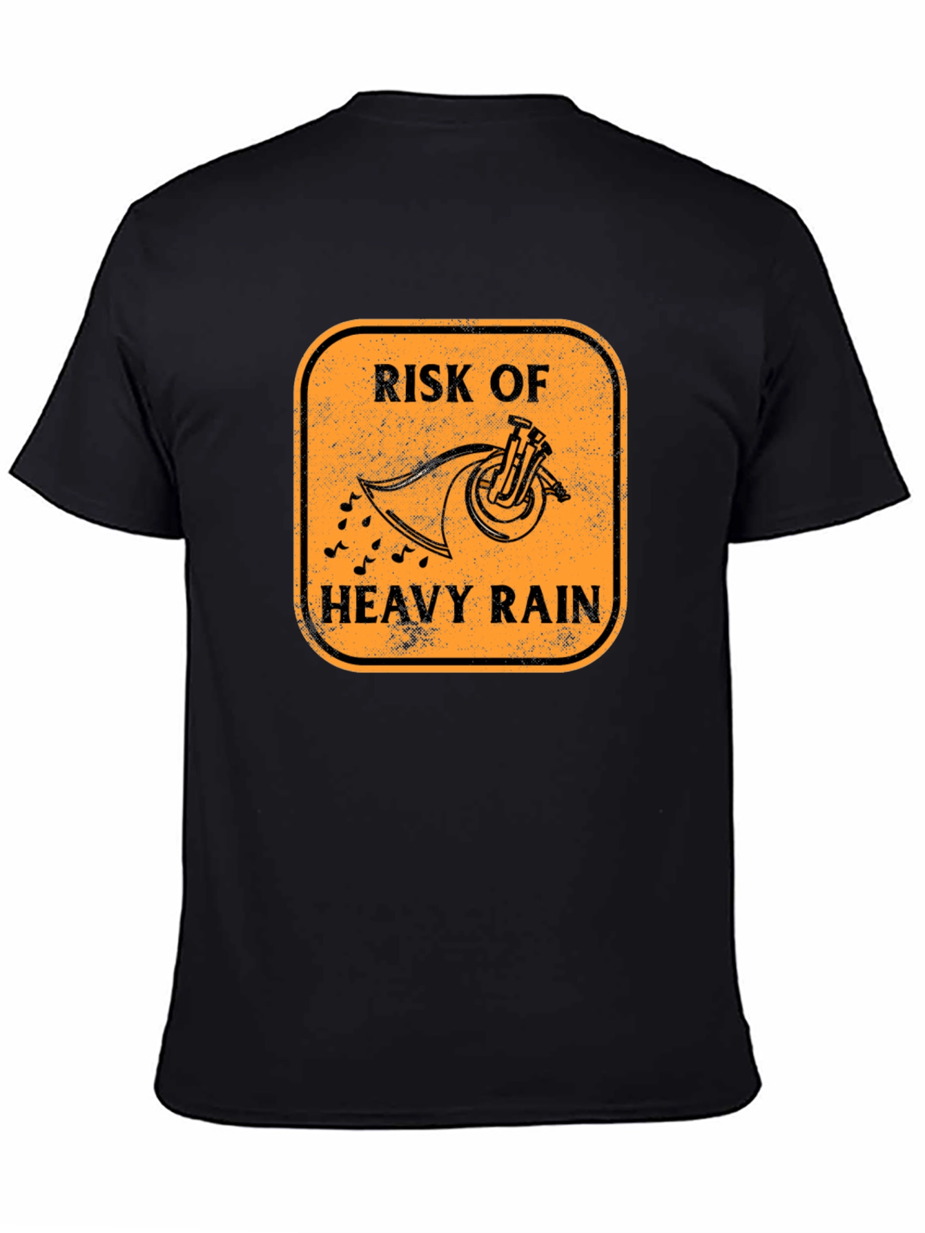 Risk of Heavy Rain Tuba Funny Music T-Shirt