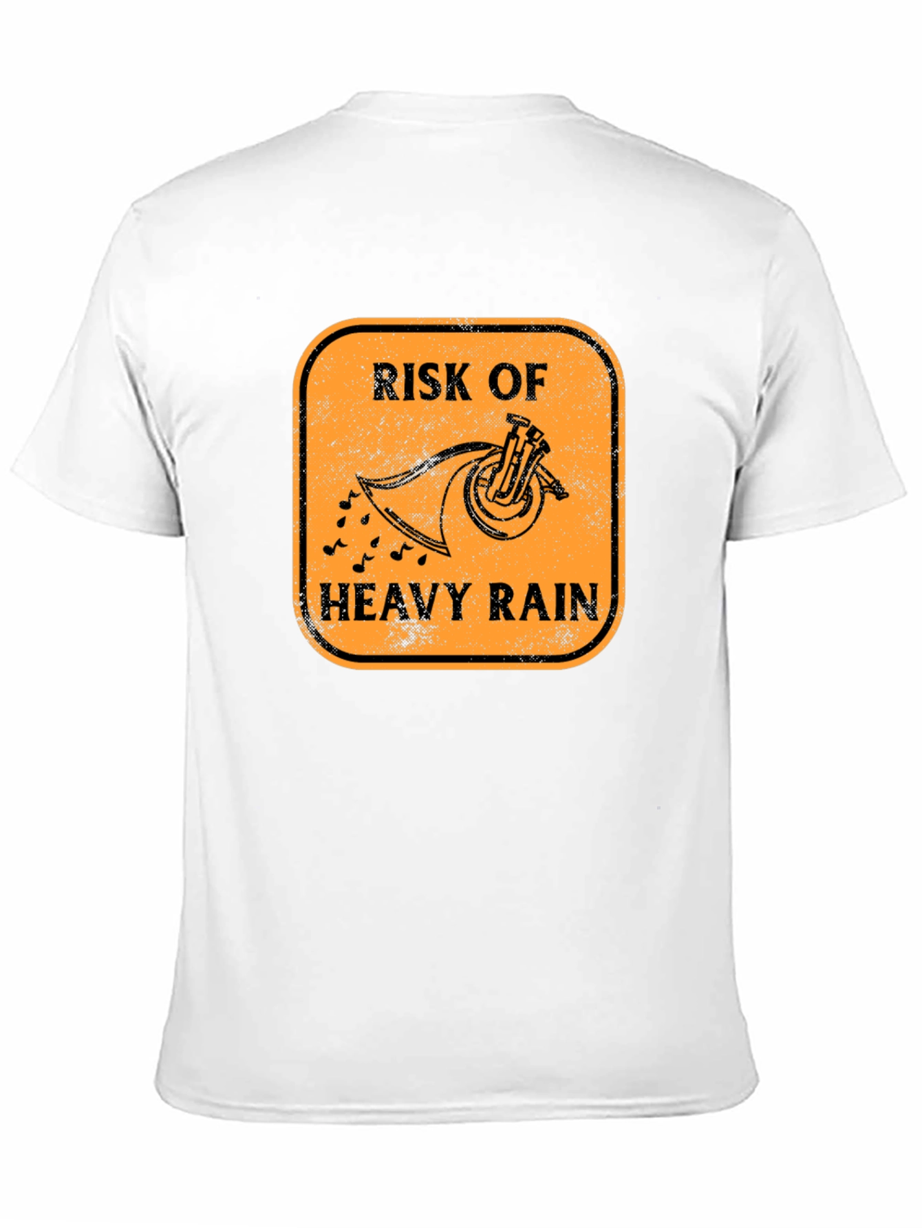 Risk of Heavy Rain Tuba Funny Music T-Shirt