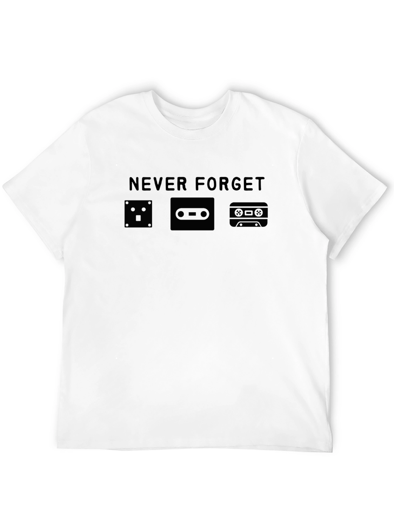Never Forget: Retro Tech Graphic Tee