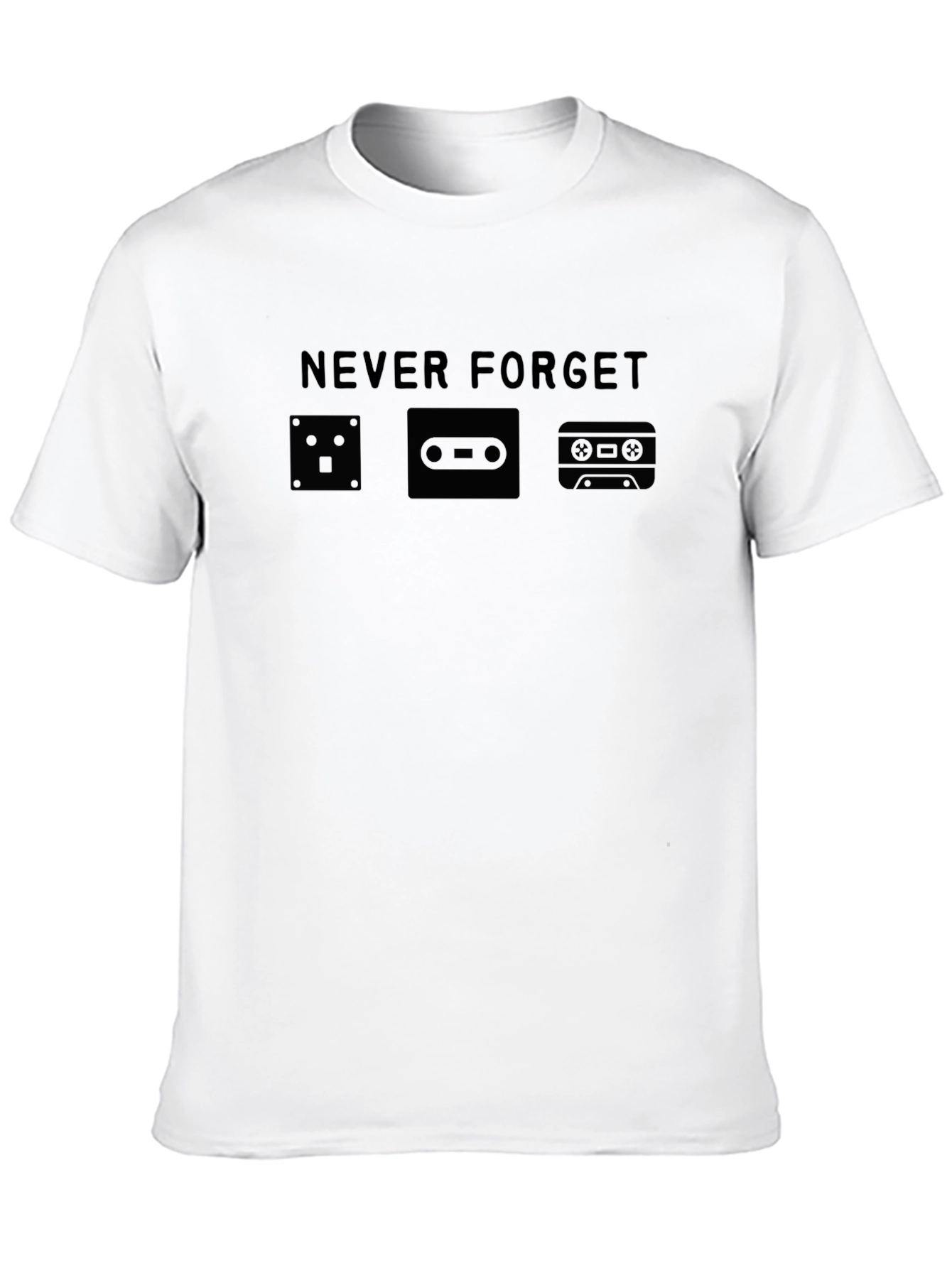 Never Forget: Retro Tech Graphic Tee