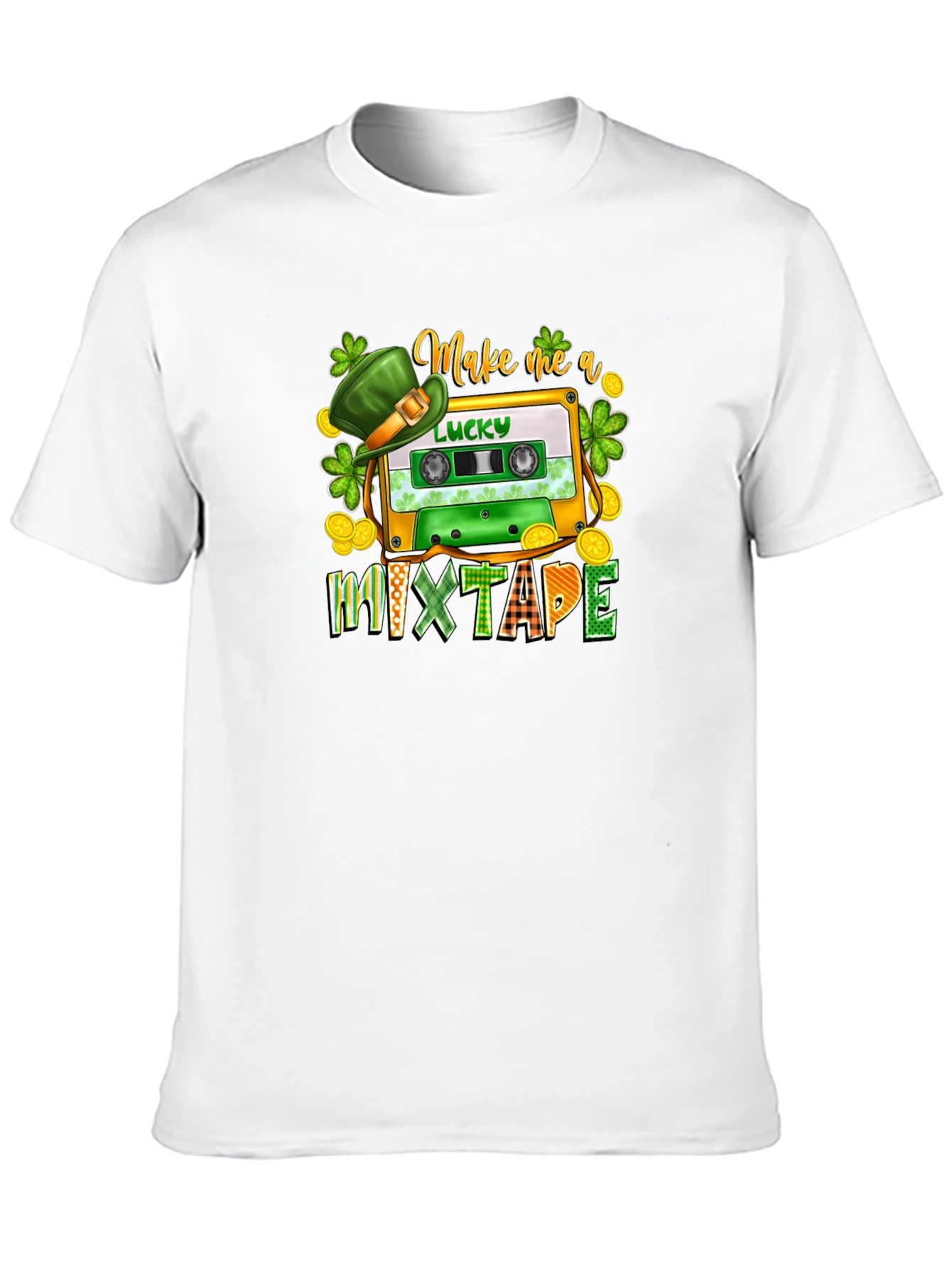 Lucky Mixtape St. Patricks Day Graphic T-Shirt