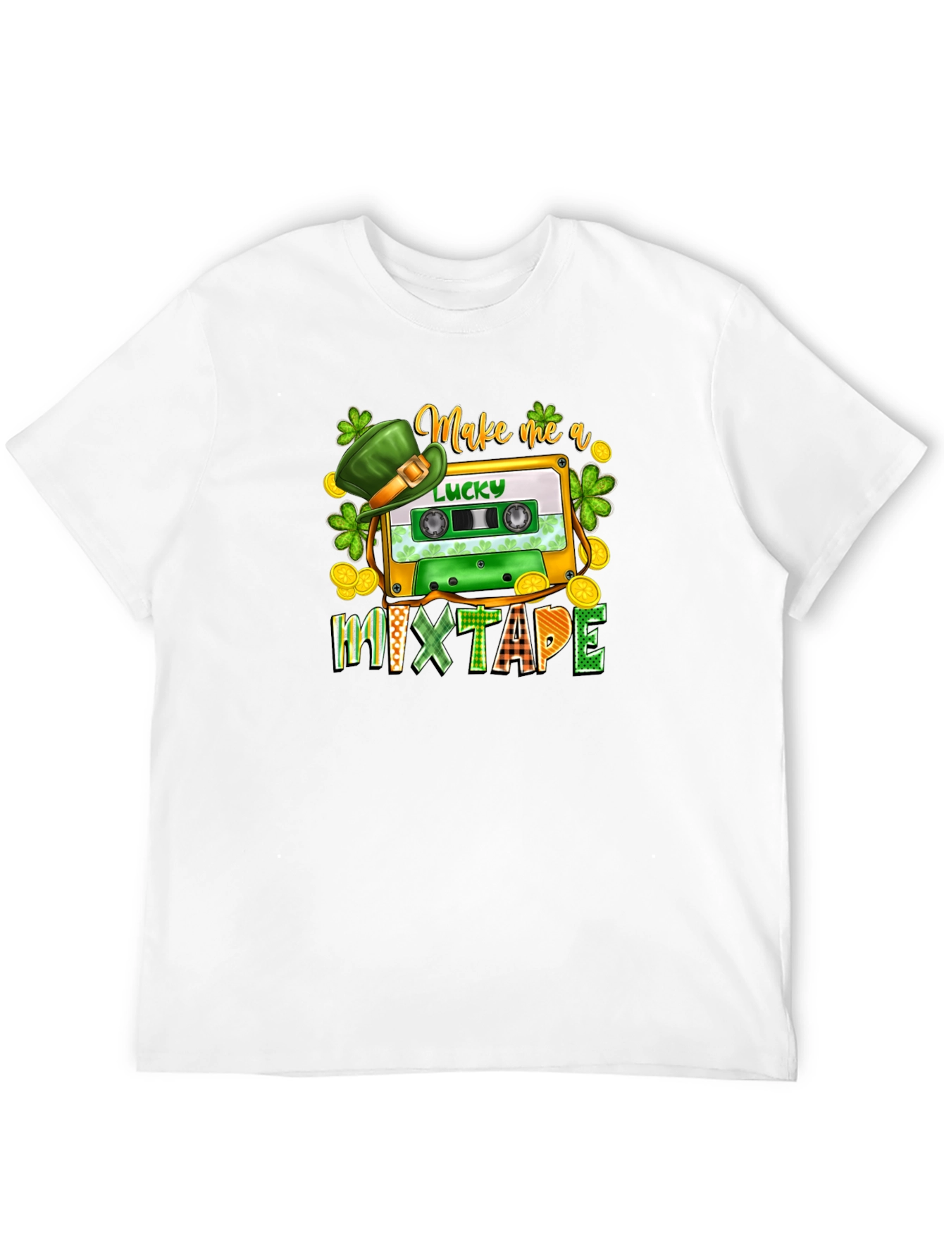 Lucky Mixtape St. Patricks Day Graphic T-Shirt