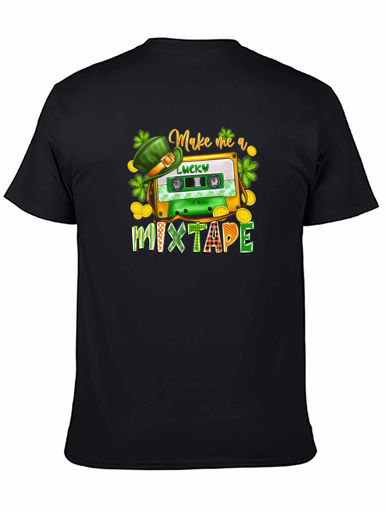 Lucky Mixtape St. Patricks Day Graphic T-Shirt