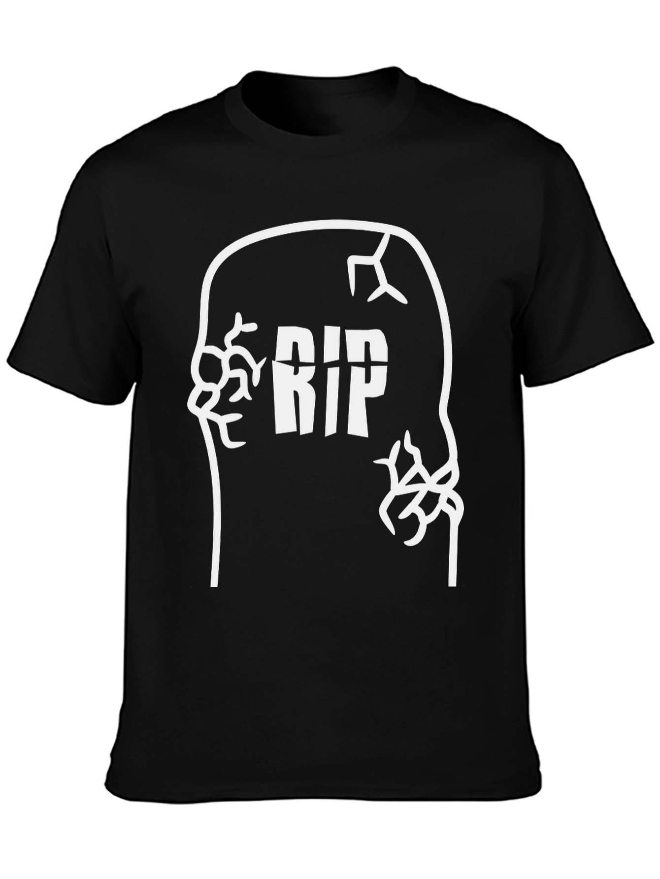RIP Tombstone Graphic Tee - Spooky Halloween Shirt